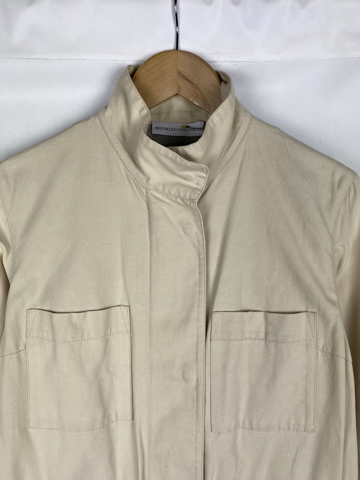 Brunello Cucinelli Brunello Cucinelli ladies full zip trench coat size M Size S / US 4 / IT 40 - 6 Thumbnail