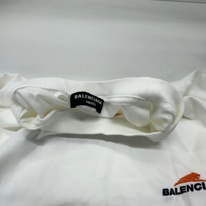 Balenciaga Balenciaga Balenciaga SS22 Tiger Logo White TShirt -2507 Size US L / EU 52-54 / 3 - 5 Thumbnail
