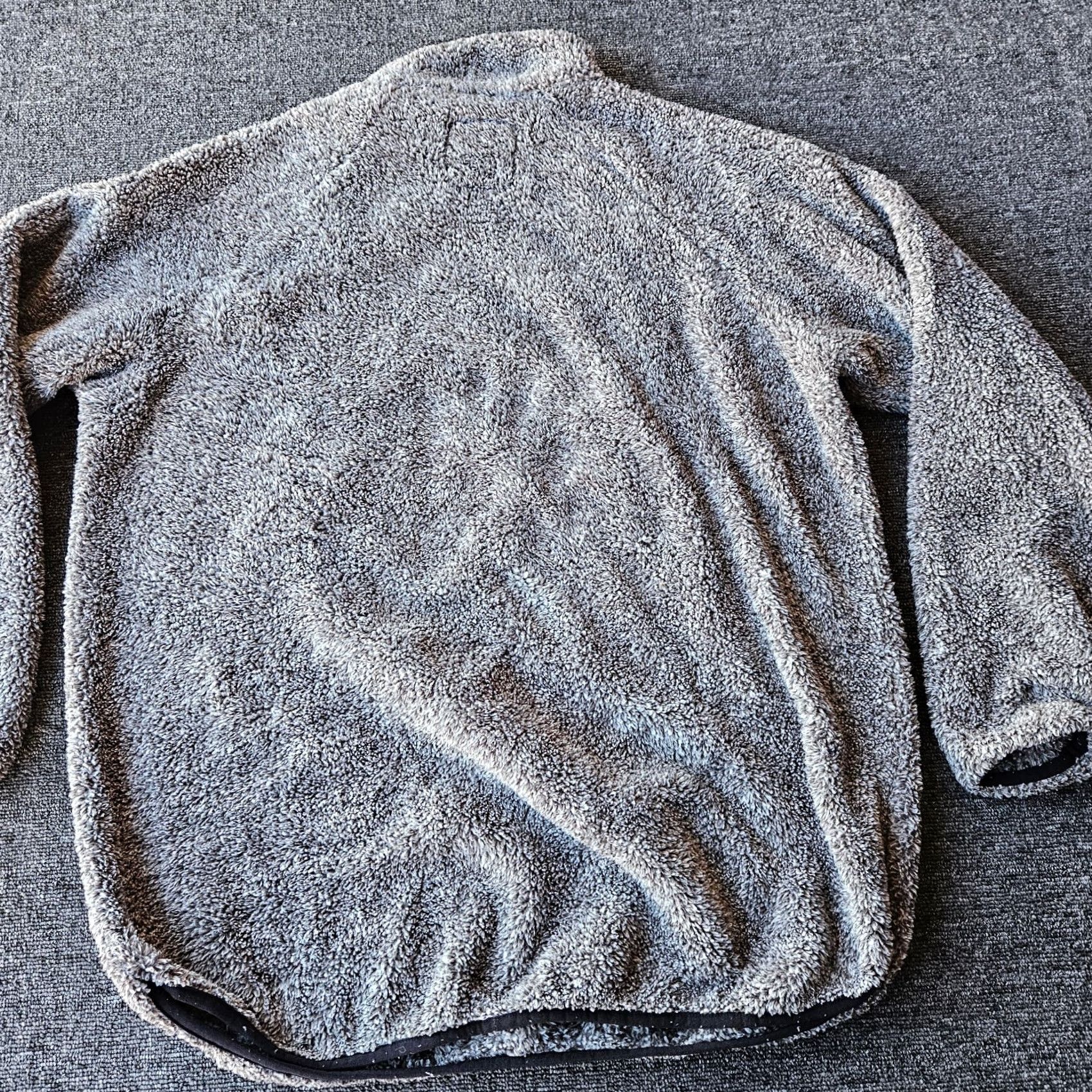 Vintage Mac Tools Sweatshirt 3X Gray Sherpa Fleece Pullover Button Neck Rare Sweater Size US XXL / EU 58 / 5 - 6 Thumbnail