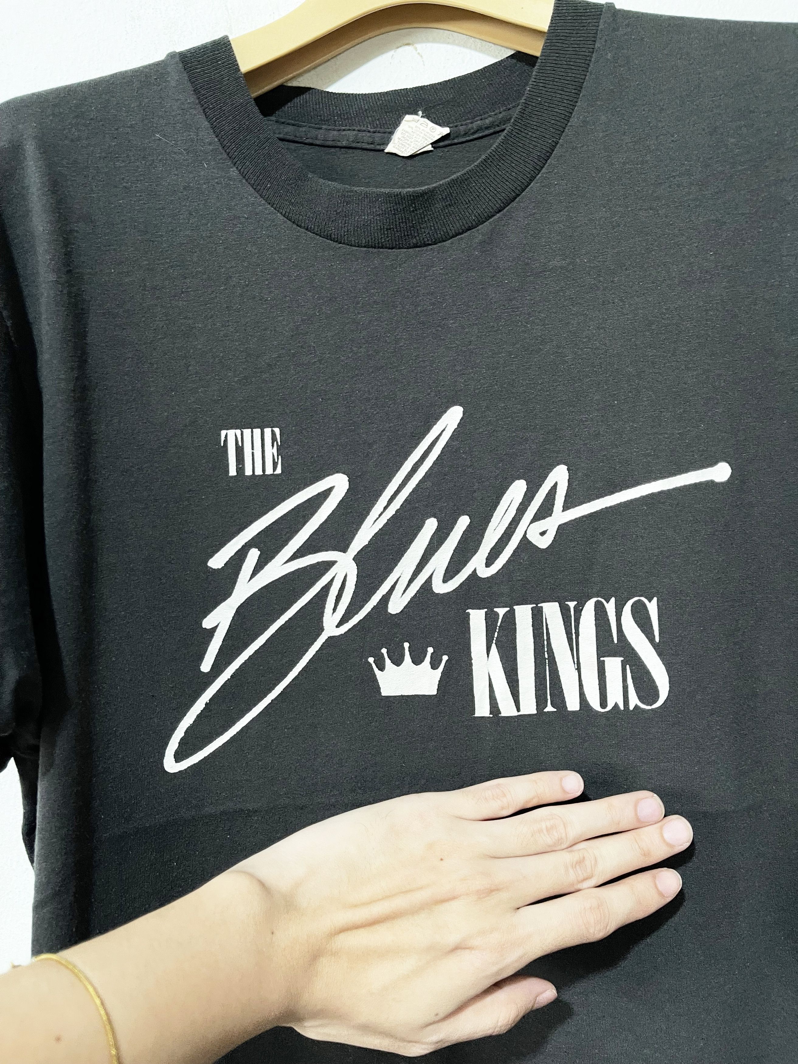 Band Tees × Jazz Cartier × Vintage Vintage 90s The Blues Kings Shirt Size US M / EU 48-50 / 2 - 2 Thumbnail