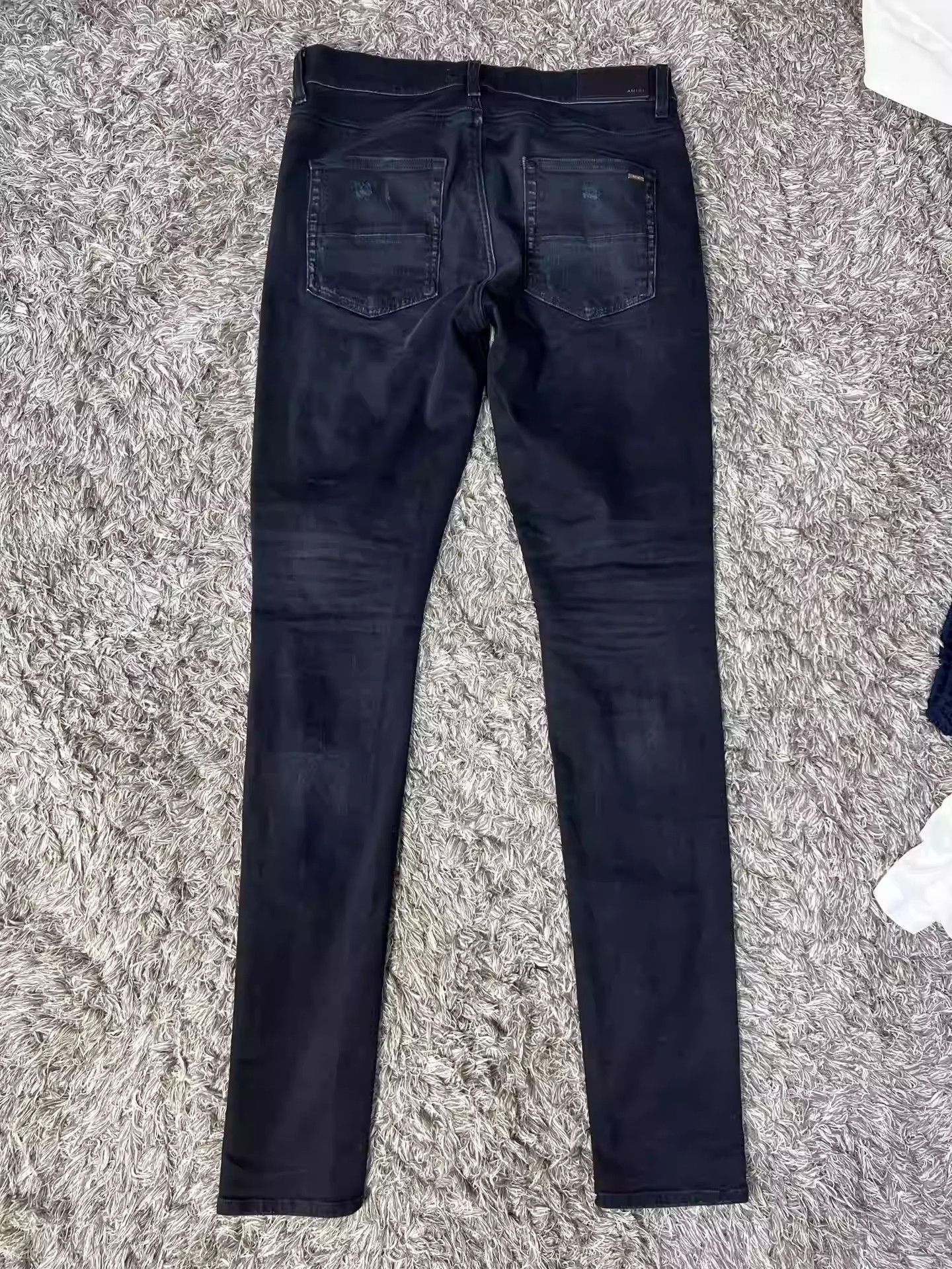 Amiri Amiri black cashew flower spoiled jeans Size US 32 / EU 48 - 2 Thumbnail