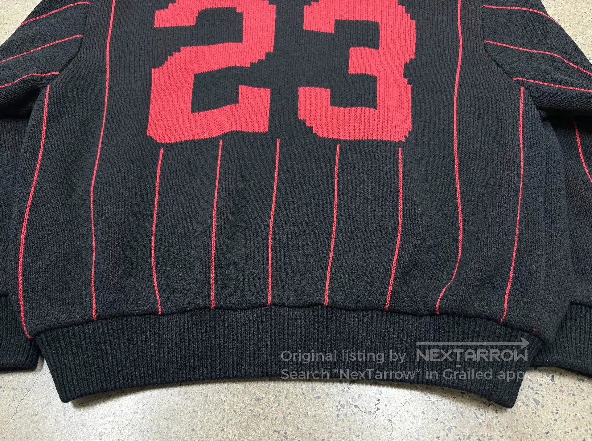 Supreme Supreme 23 Pinstripe Varsity Zip Up Sweater. Size US S / EU 44-46 / 1 - 7 Thumbnail