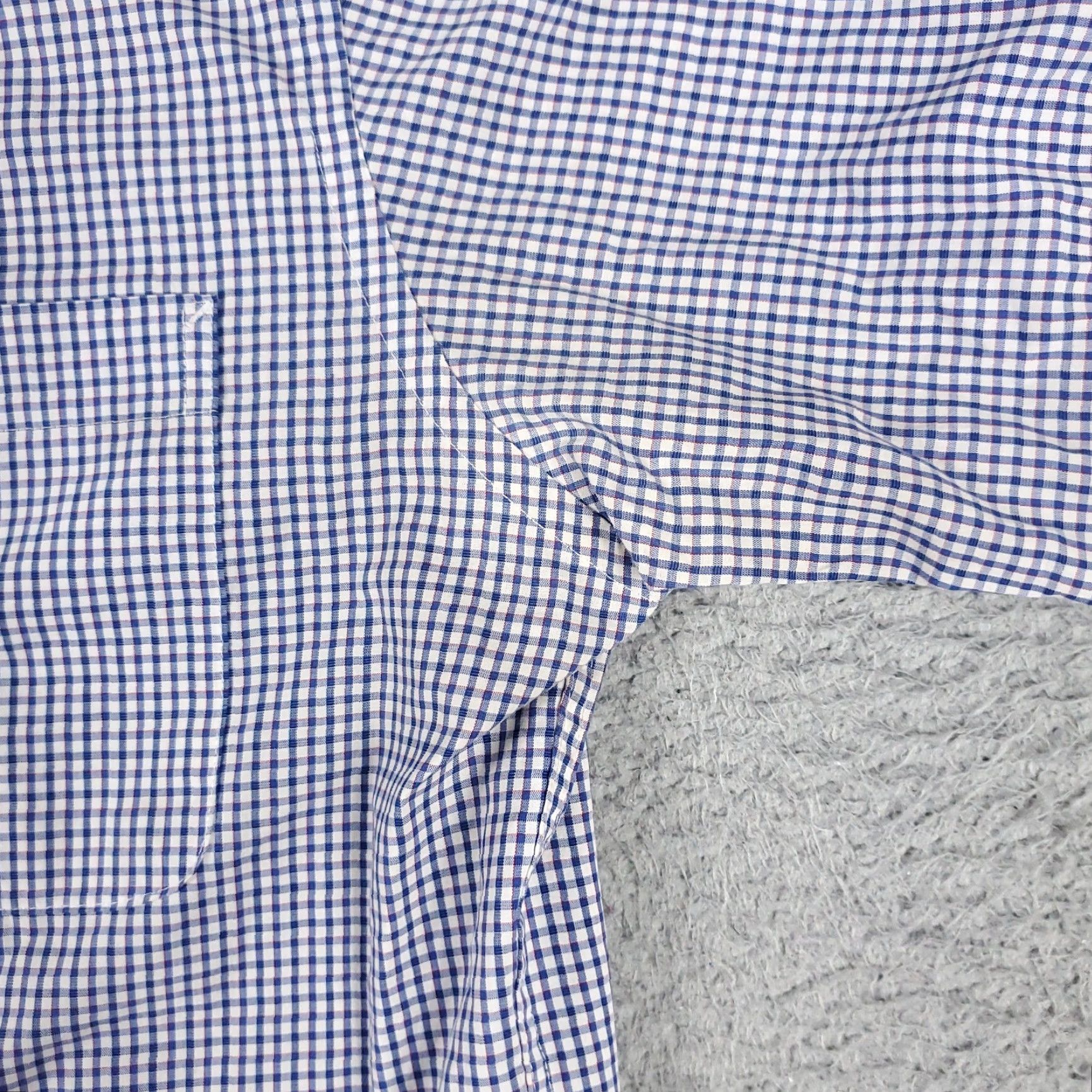 Tommy Hilfiger VINTAGE Tommy Hilfiger Shirt Mens Large Blue Check Casual Button Up Long Sleeve Size US L / EU 52-54 / 3 - 4 Thumbnail