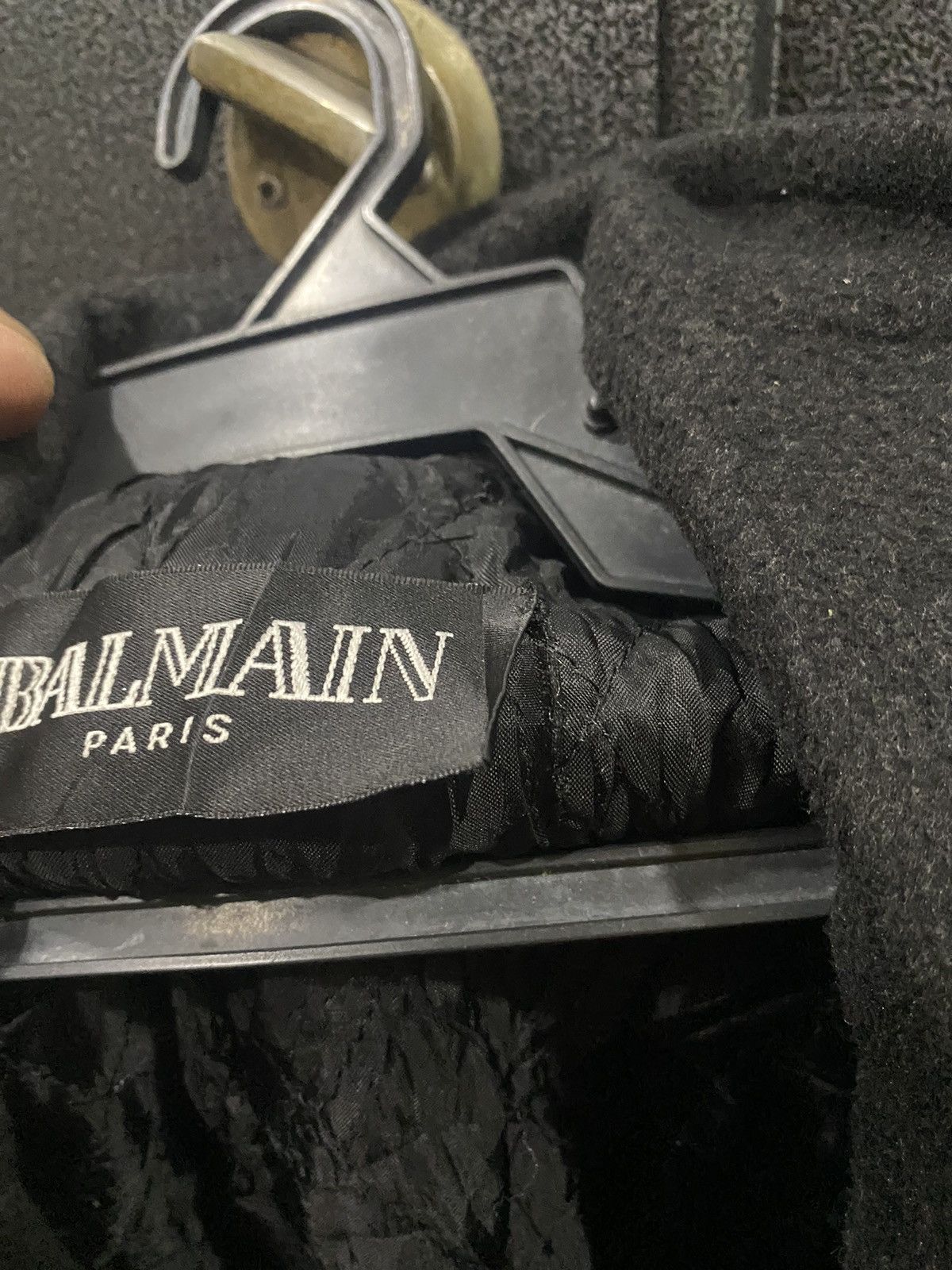 Balmain × Vintage Vintage Balmain Wool Jacket Size US L / EU 52-54 / 3 - 6 Thumbnail