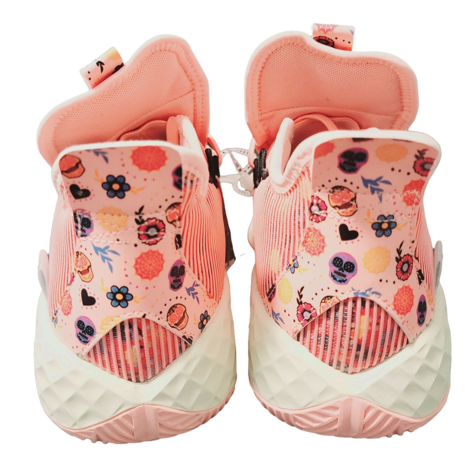 Adidas Adidas Mens Pink Pro Boost Low Day Of The Dead Lace Up Baske Size US 8.5 / EU 41-42 - 3 Thumbnail