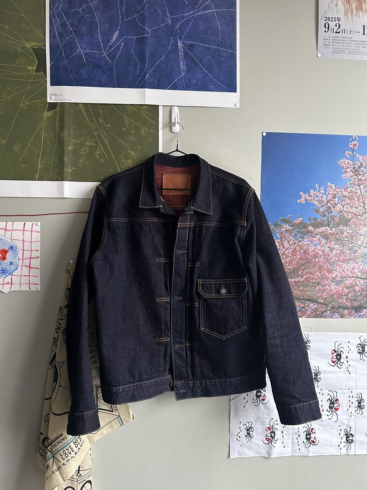 Studio D'Artisan Denim Jacket (Houjicha) Size US L / EU 52-54 / 3 - 1 Thumbnail