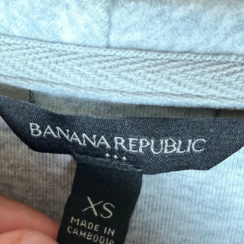 Banana Republic Banana Republic Jacket Womens Gray Moto Asymmetrical Zipper Stretch XSmall Size XS / US 0-2 / IT 36-38 - 6 Thumbnail