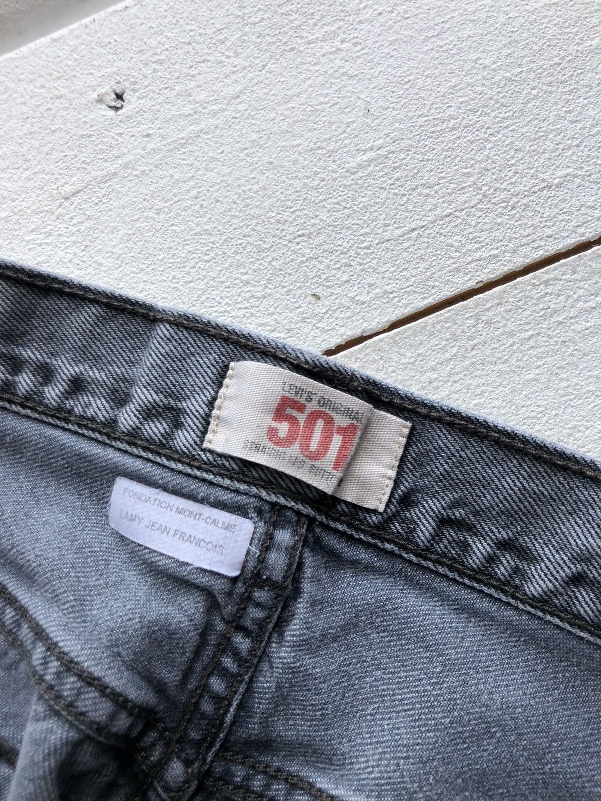 Levi's Avant Garde Distressed Levis 501 Mudwash baggy pants Jeans Size US 36 / EU 52 - 8 Thumbnail
