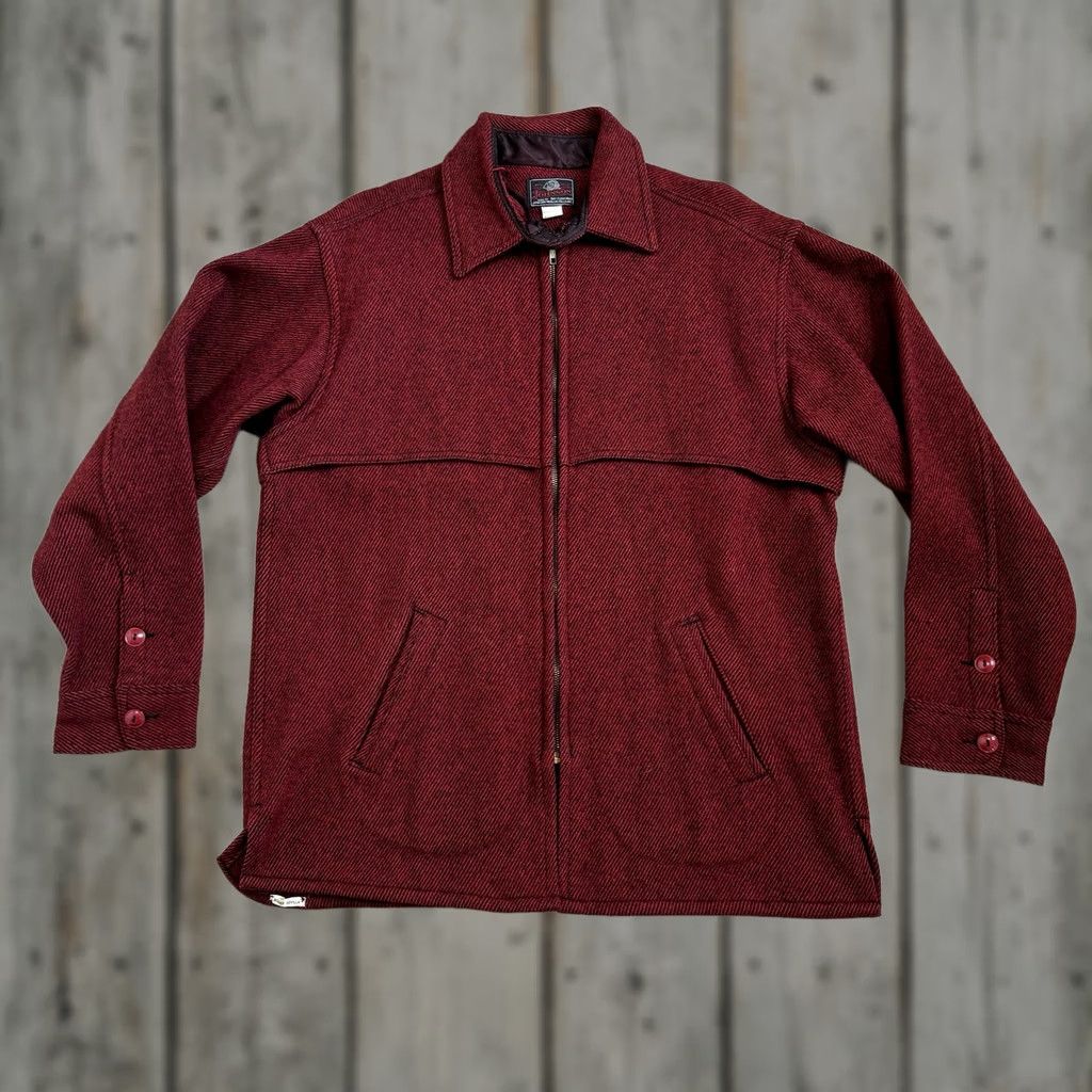 Johnson Woolen Mills VINTAGE Johnson Woolen Mills Jacket Jac Lumberjack Red Full Zip Up Sz 18 Shacket Size US XXL / EU 58 / 5 - 1 Thumbnail