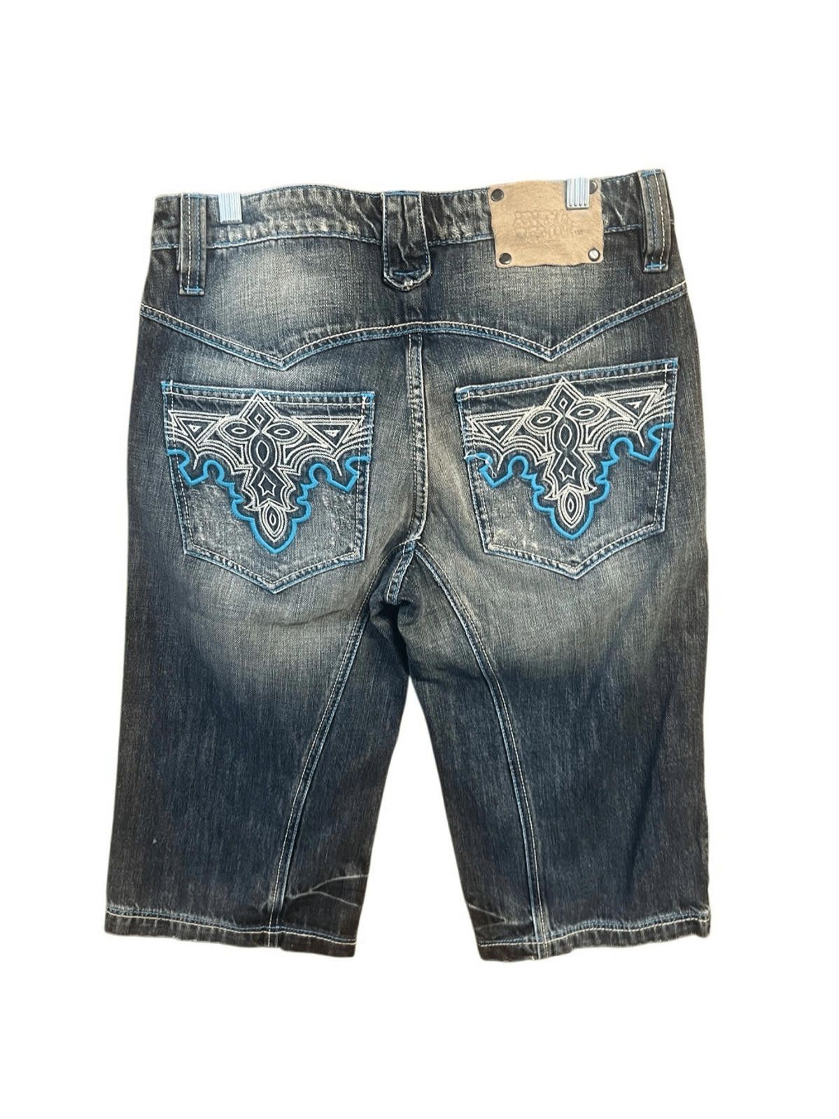 Antik Denim ANTIK Denim Button Fly embroidered Capri jeans Sz 29 NWT Size 29" - 2 Thumbnail
