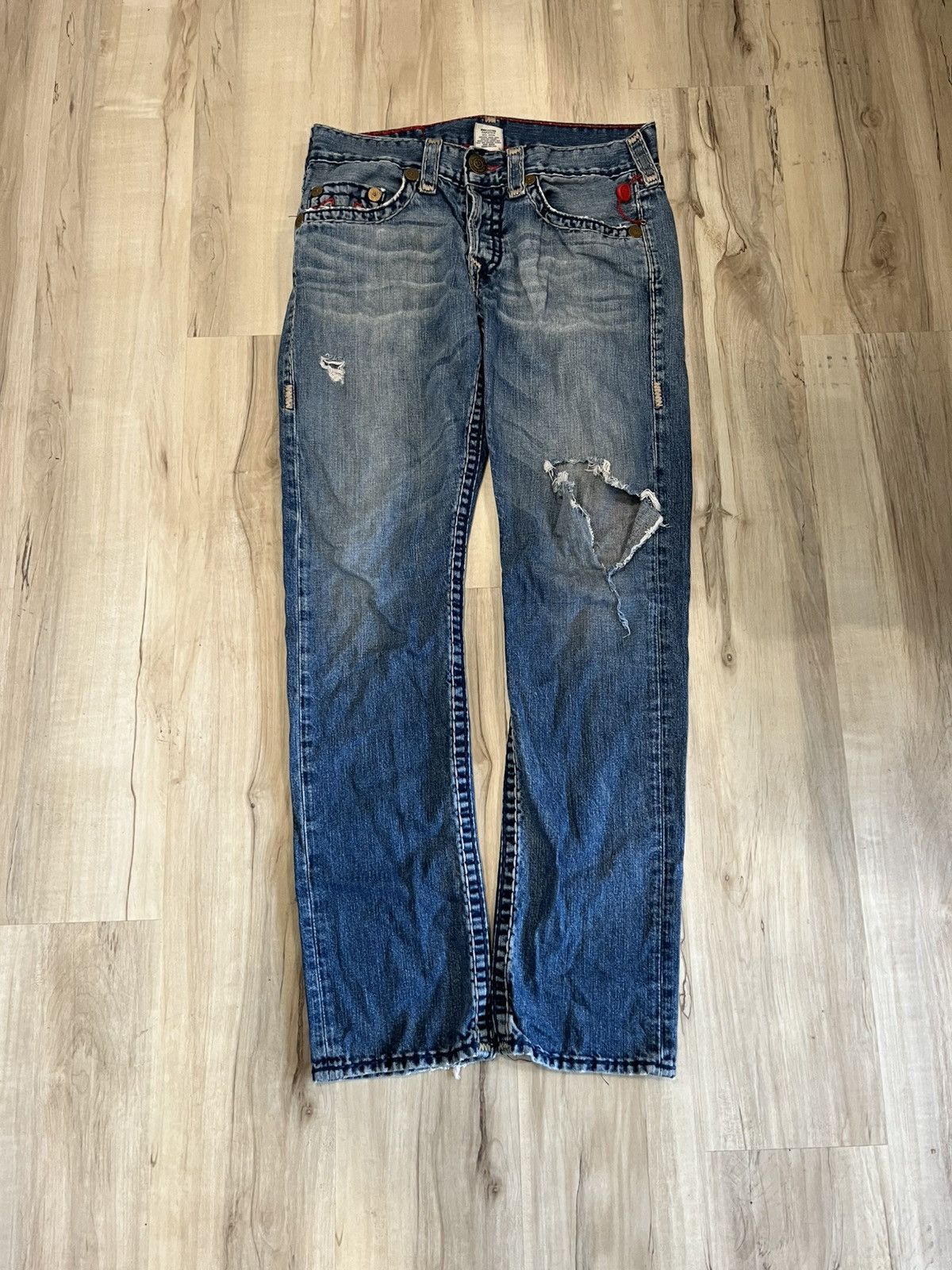 True Religion Y2K true religion baggy jeans Size US 34 / EU 50 - 1 Thumbnail