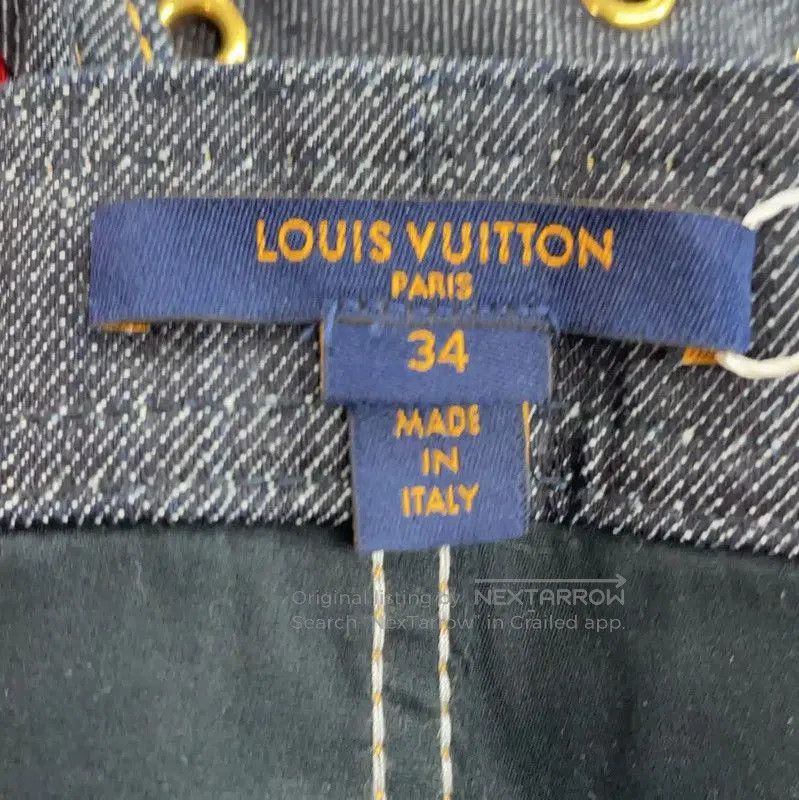 Louis Vuitton Louis Vuitton Women's Deep Blue Denim Pants . Size 23" - 3 Thumbnail