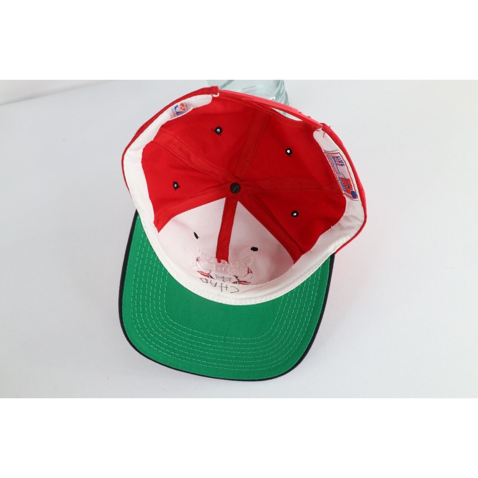 Sports Specialties × Vintage Vintage 90s Sports Specialties Chicago Bulls Hat Size ONE SIZE - 7 Thumbnail