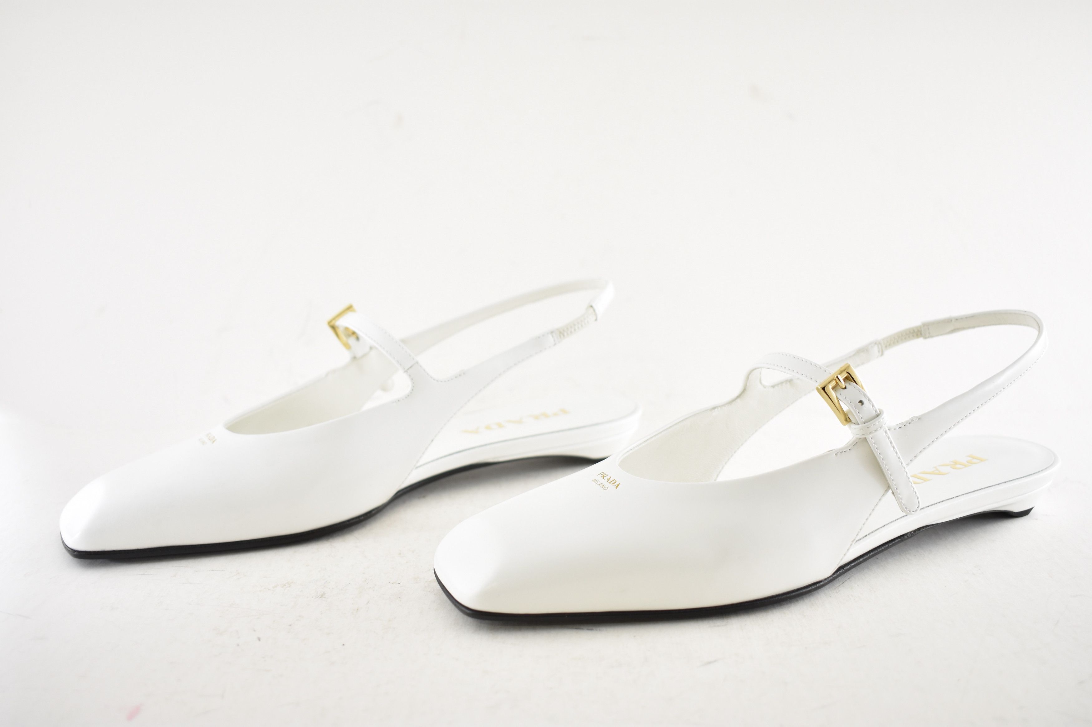 Prada Prada Leather Mary Jane Slingback Ballerina Ballet Flat 40 Size US 10 / IT 40 - 16 Thumbnail