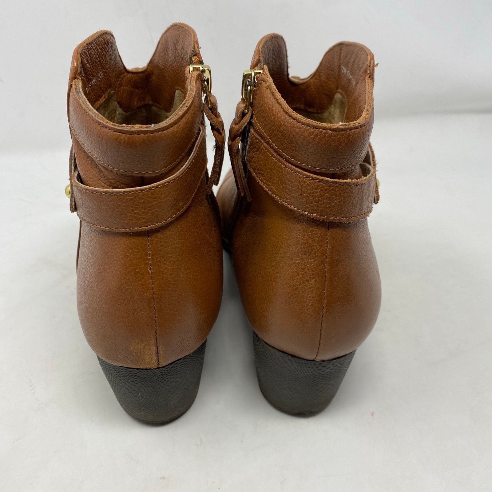 Other Softwalk Cap Toe Boots Ivanhoe Leather Comfort Block Heel 12 Size US 12 / IT 42 - 6 Thumbnail