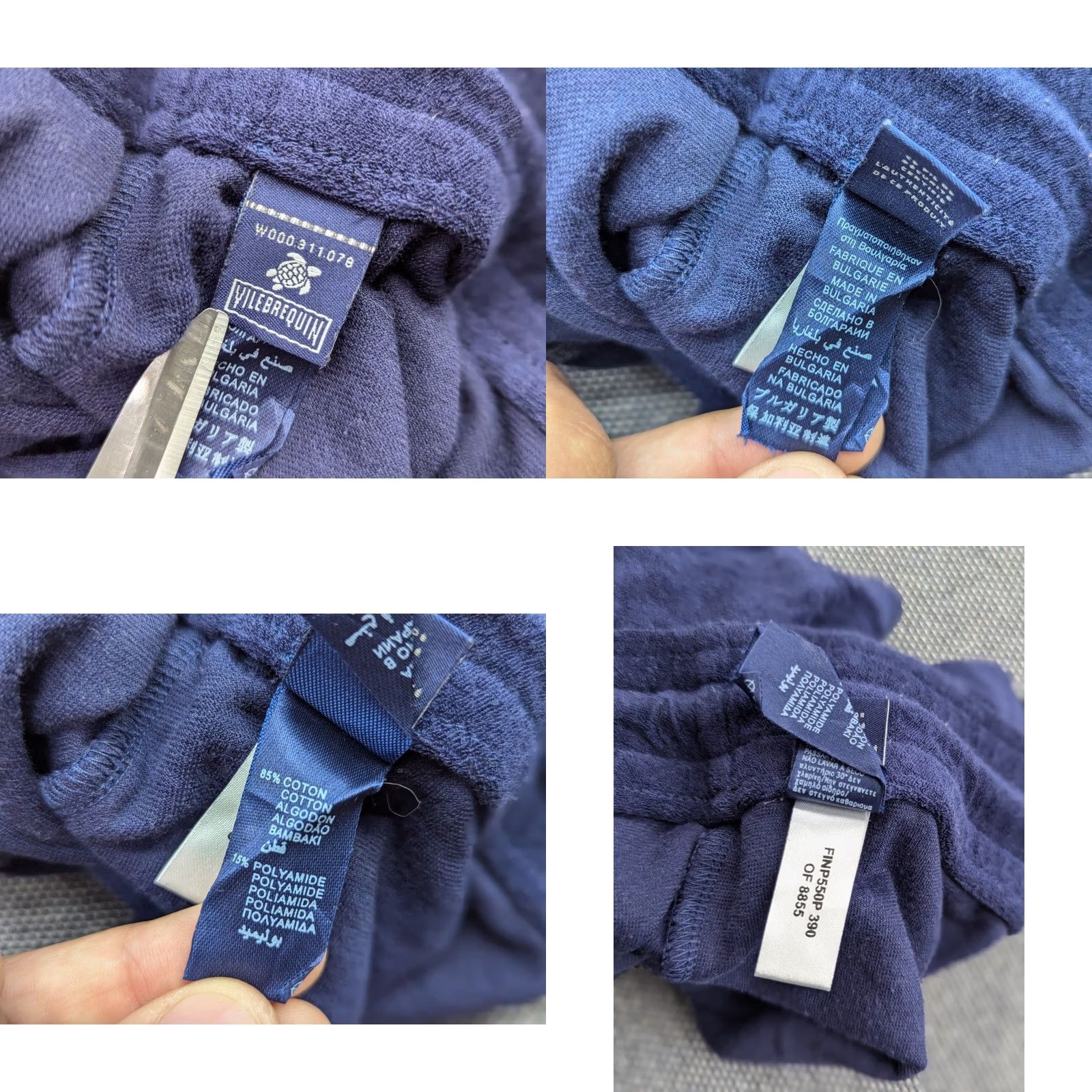 Vilebrequin Vilebrequin Fiora Terry Cloth Mini shorts Blue Womens Medium Drawstrings Size 32" / US 10 / IT 46 - 8 Thumbnail
