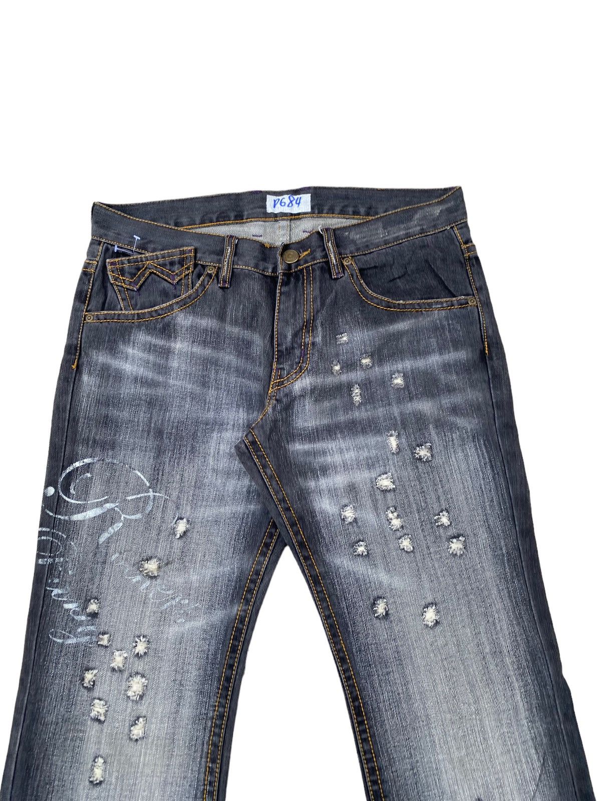 If Six Was Nine Vintage Rattle Trap Flare Pant Size US 32 / EU 48 - 3 Thumbnail