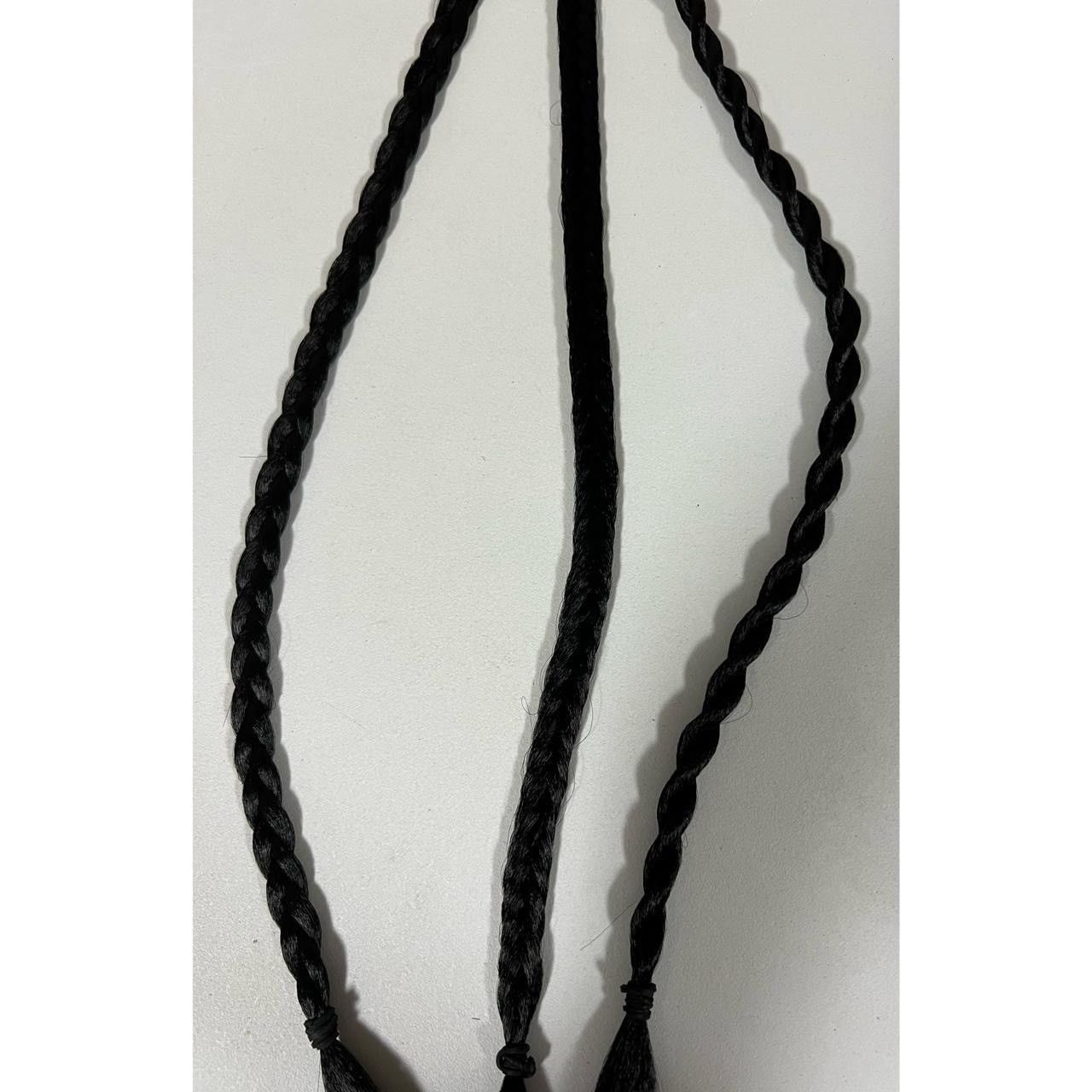 Japanese Brand × Vintage Black 3-Pc Clip-In Hair Braids Hairpiece Fashion Accessory 🖤 Size ONE SIZE - 4 Thumbnail