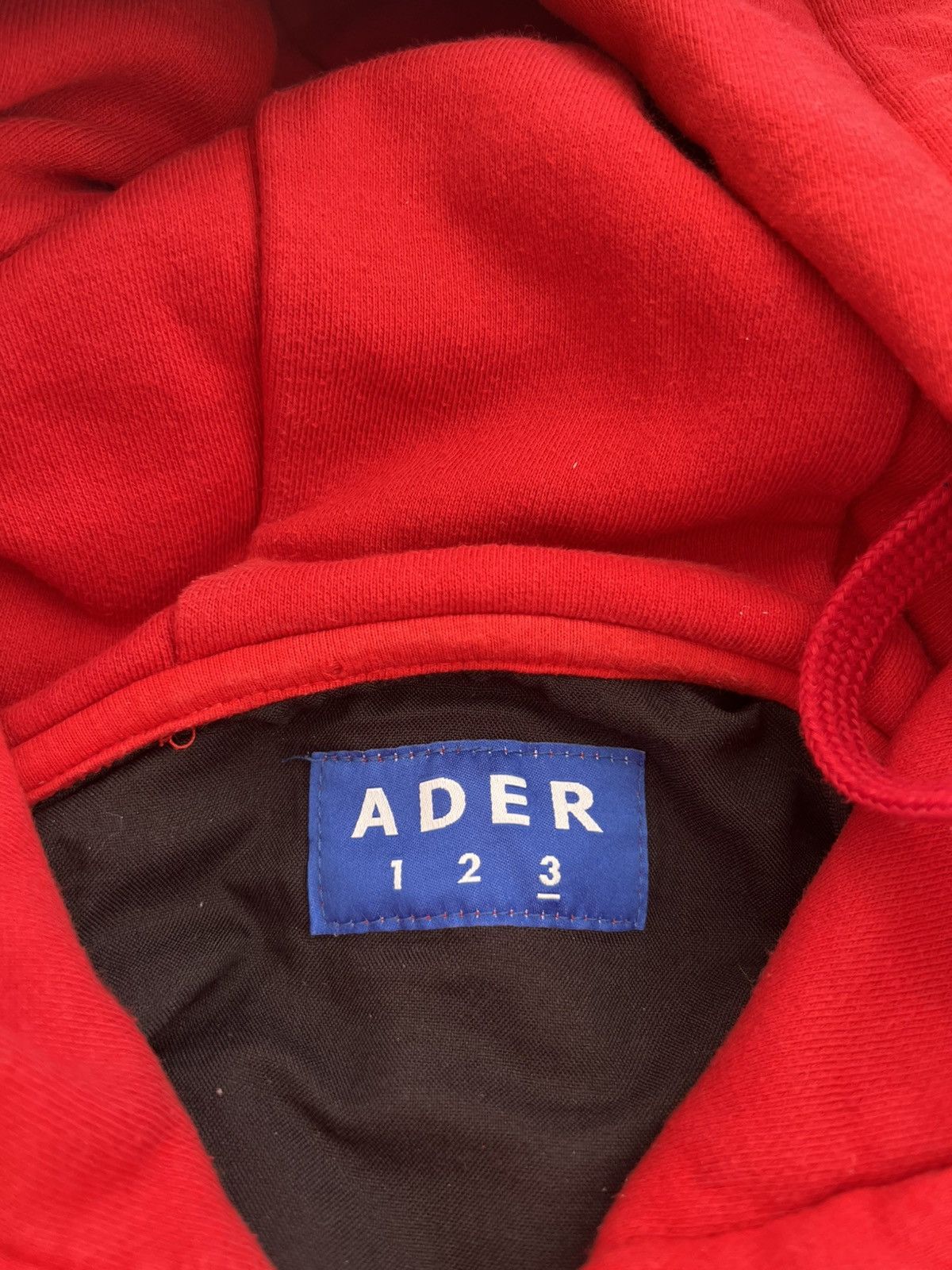 Ader Error Ader Error Red Hoodie - 2017 F/W Size US M / EU 48-50 / 2 - 4 Thumbnail