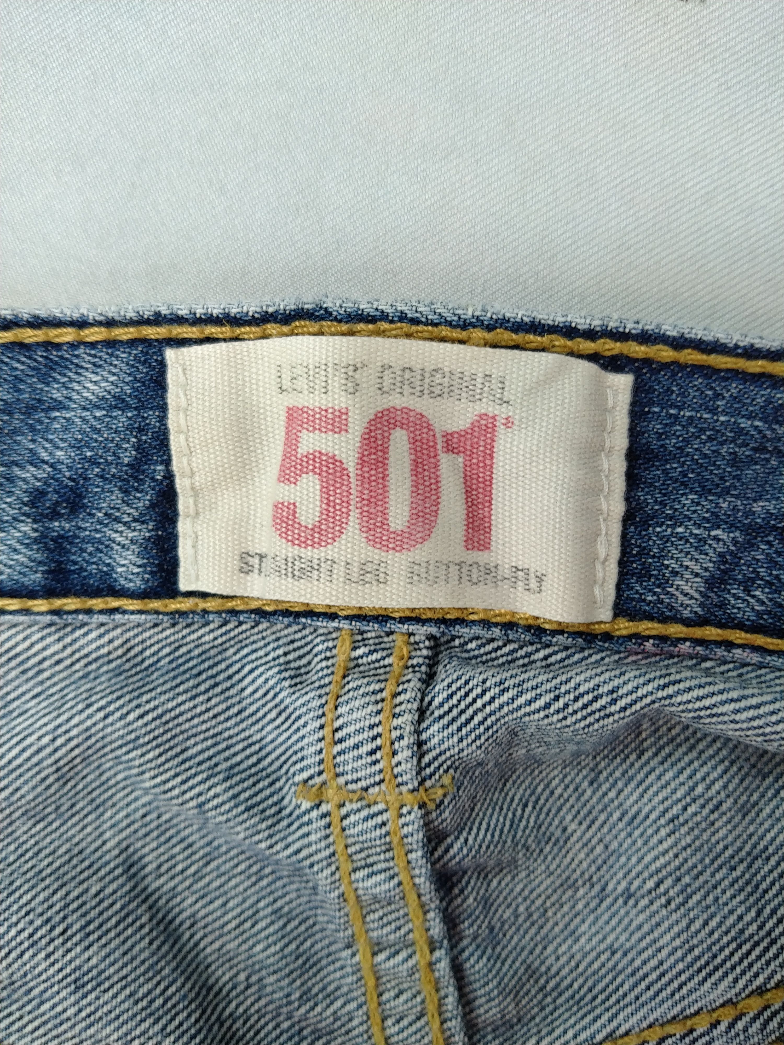 Japanese Brand Vintage Levi's 501 Distressed Denim 33x31.5 -JN135 Size US 33 - 14 Thumbnail