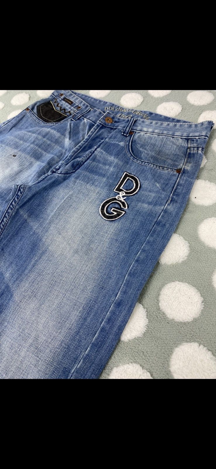 Dolce & Gabbana VINTAGE Y2K-era DOLCE &GABBANA JEANS BUTTONFLY Size US 34 / EU 50 - 8 Thumbnail
