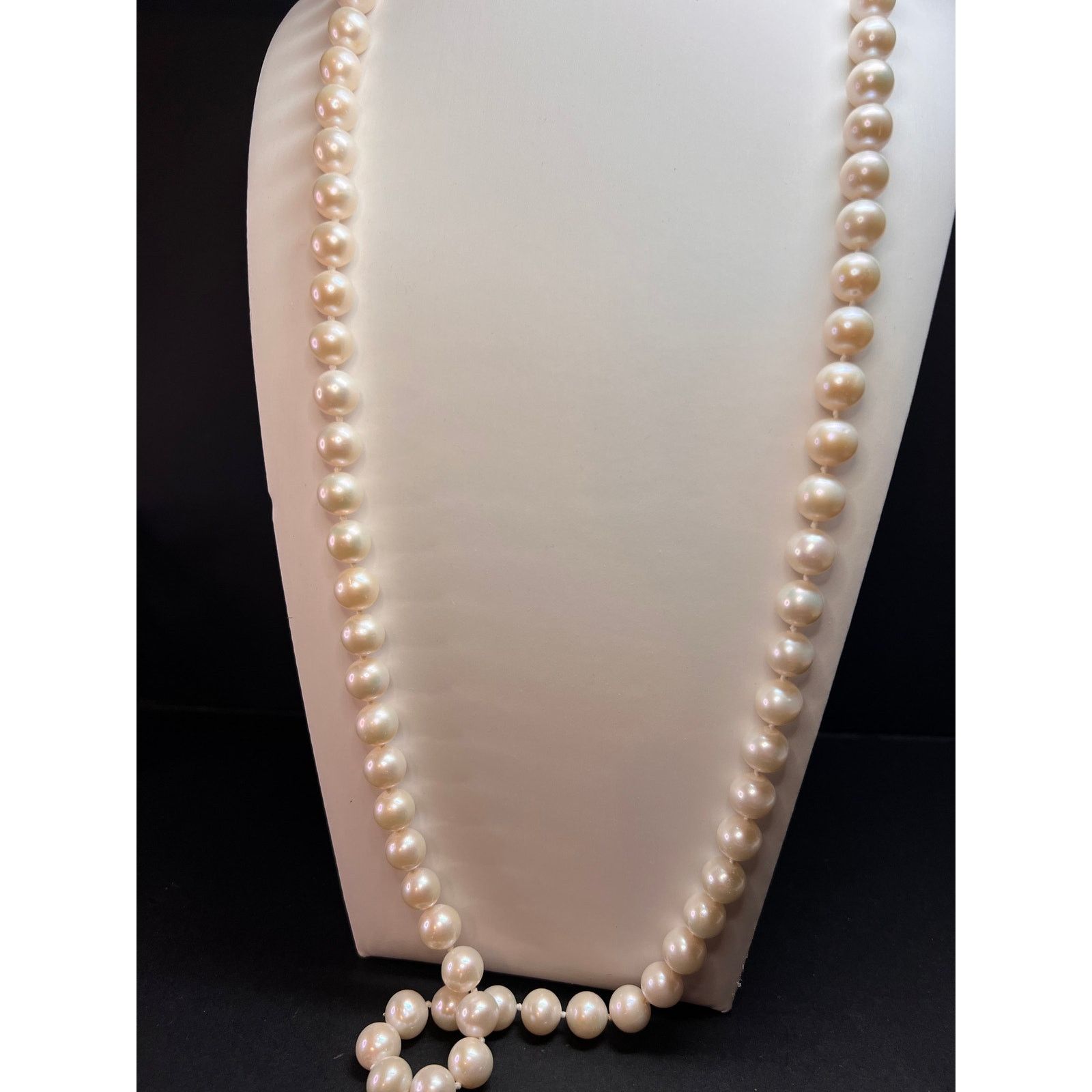 Other 10-11mm cultured pearl 36 in necklace with 925 silver clasp Size ONE SIZE - 20 Thumbnail