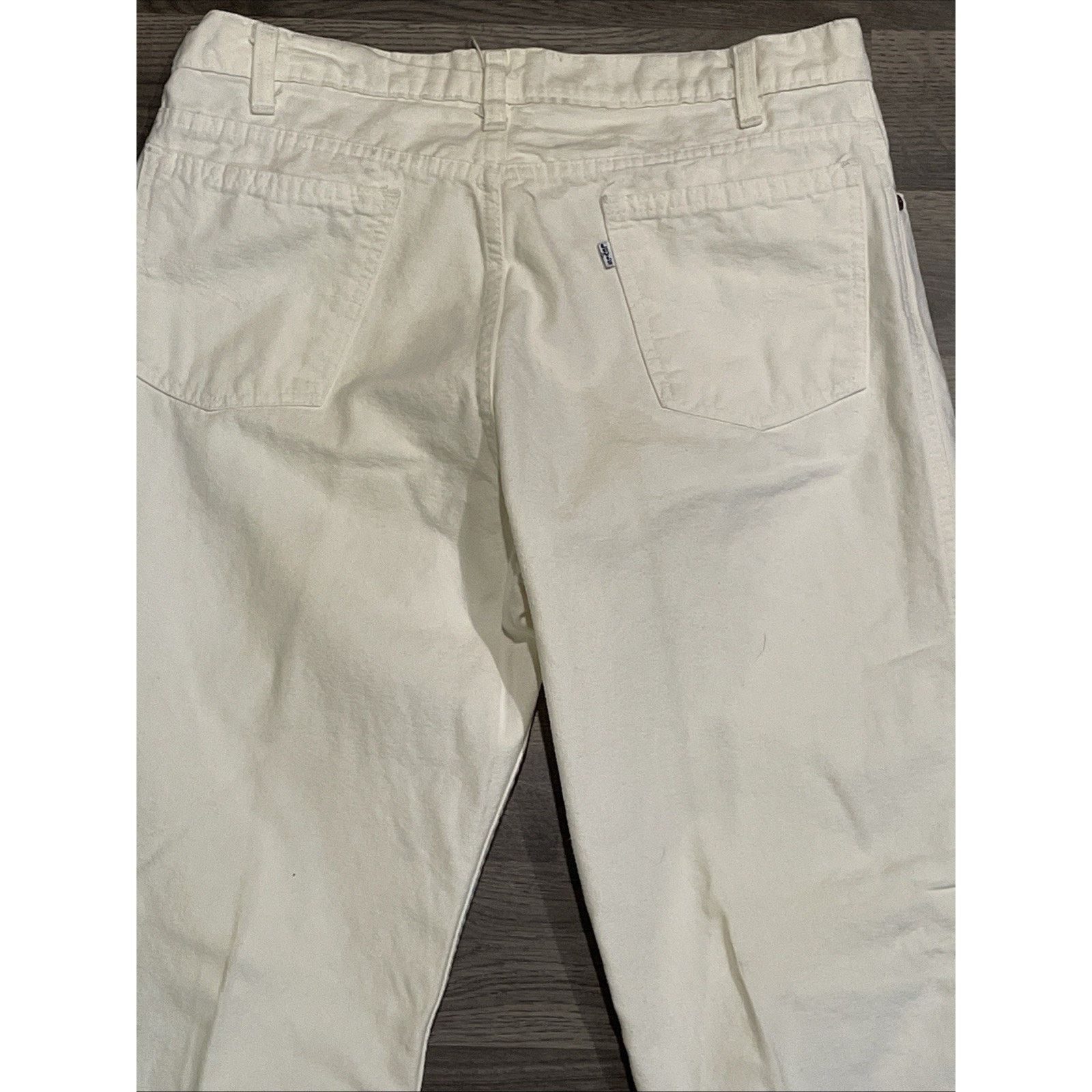 Levi's Vintage 1960s White W/White Tab Levi Strauss Jeans 34x32 Size US 34 / EU 50 - 12 Thumbnail