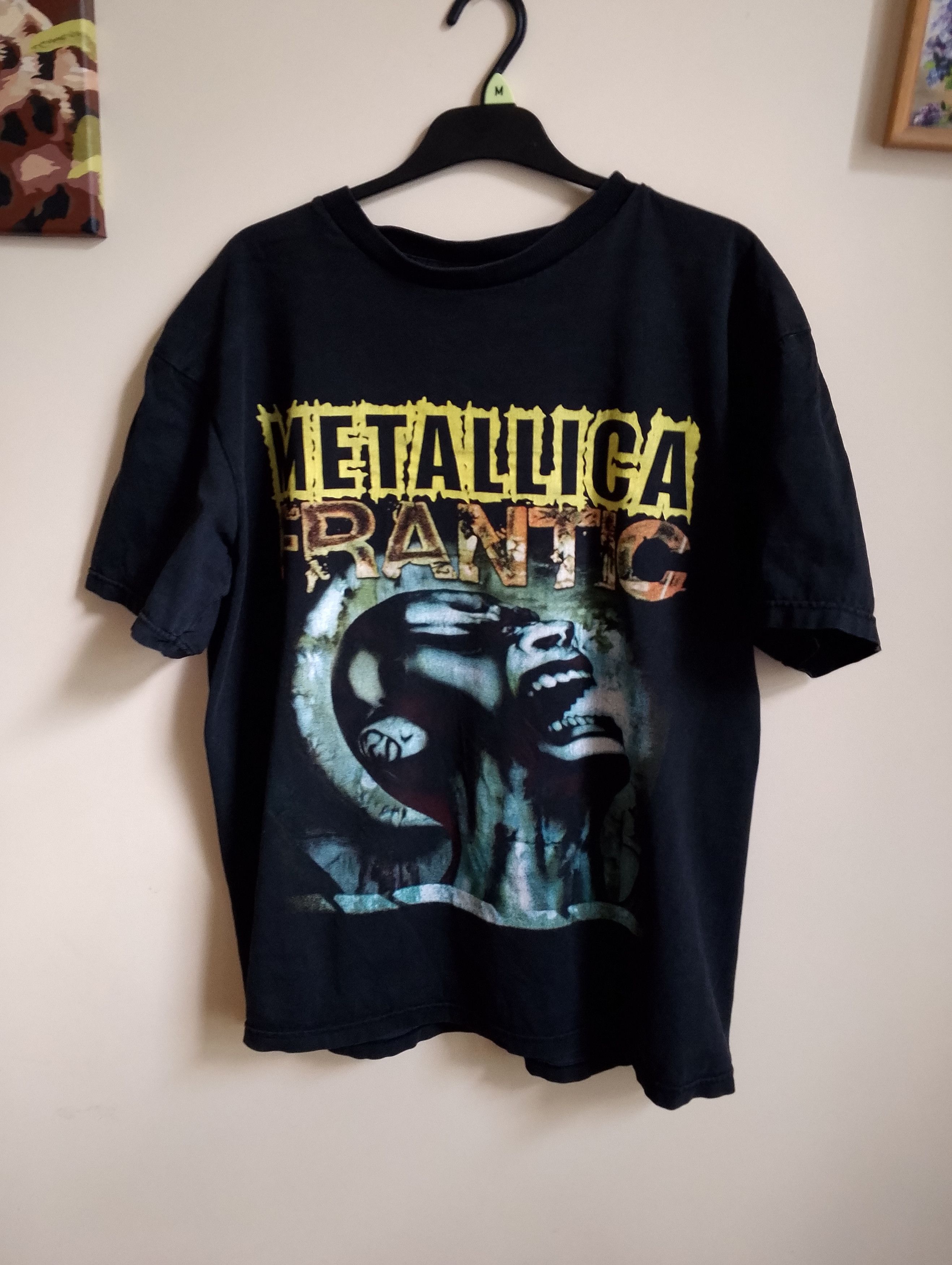Metallica metallica frantic vintage merch vinyl made u.s.a. Size US M / EU 48-50 / 2 - 1 Thumbnail