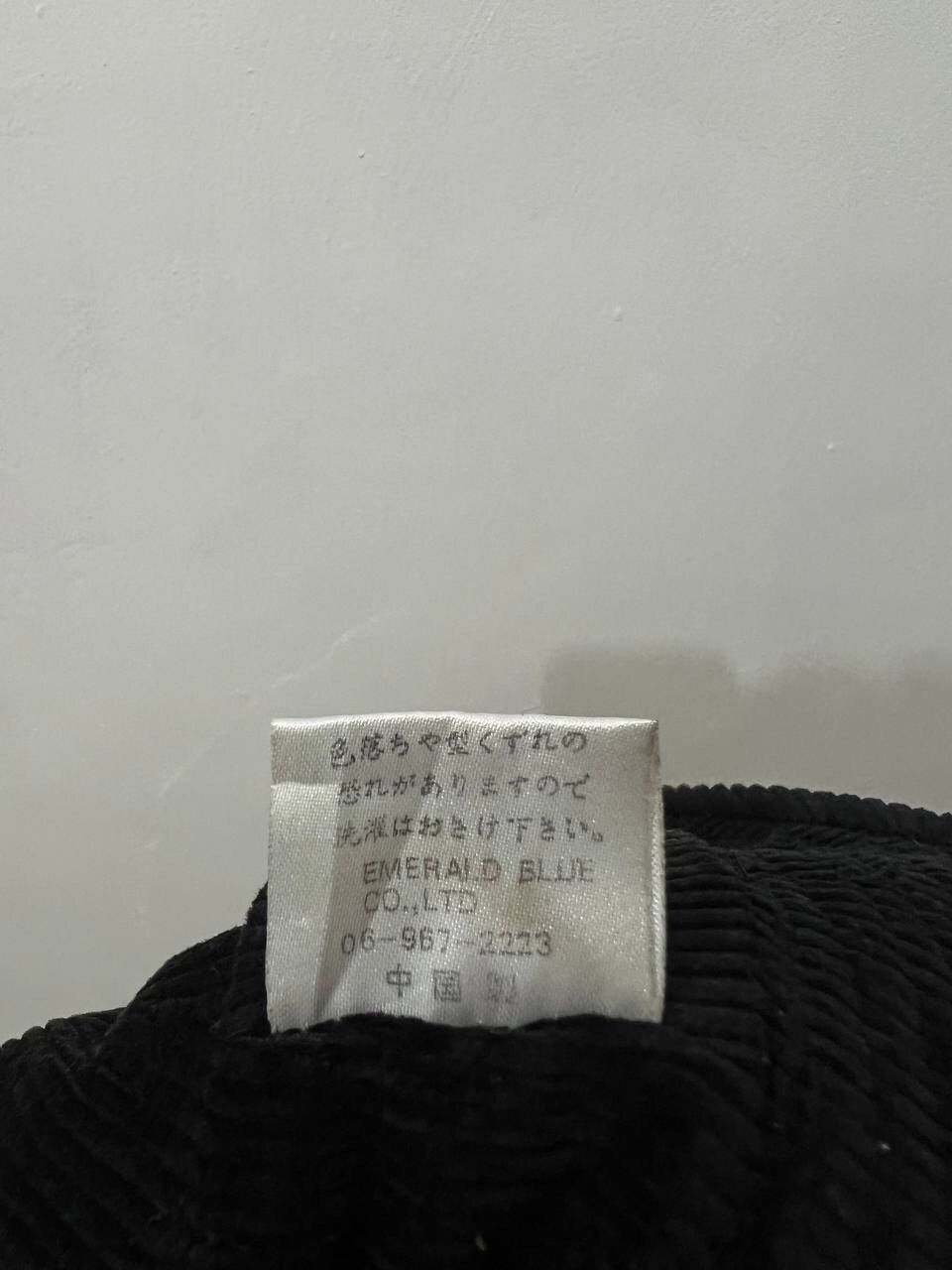Japanese Brand Emerald Blue Corduroi Bucket Hat Size ONE SIZE - 14 Thumbnail