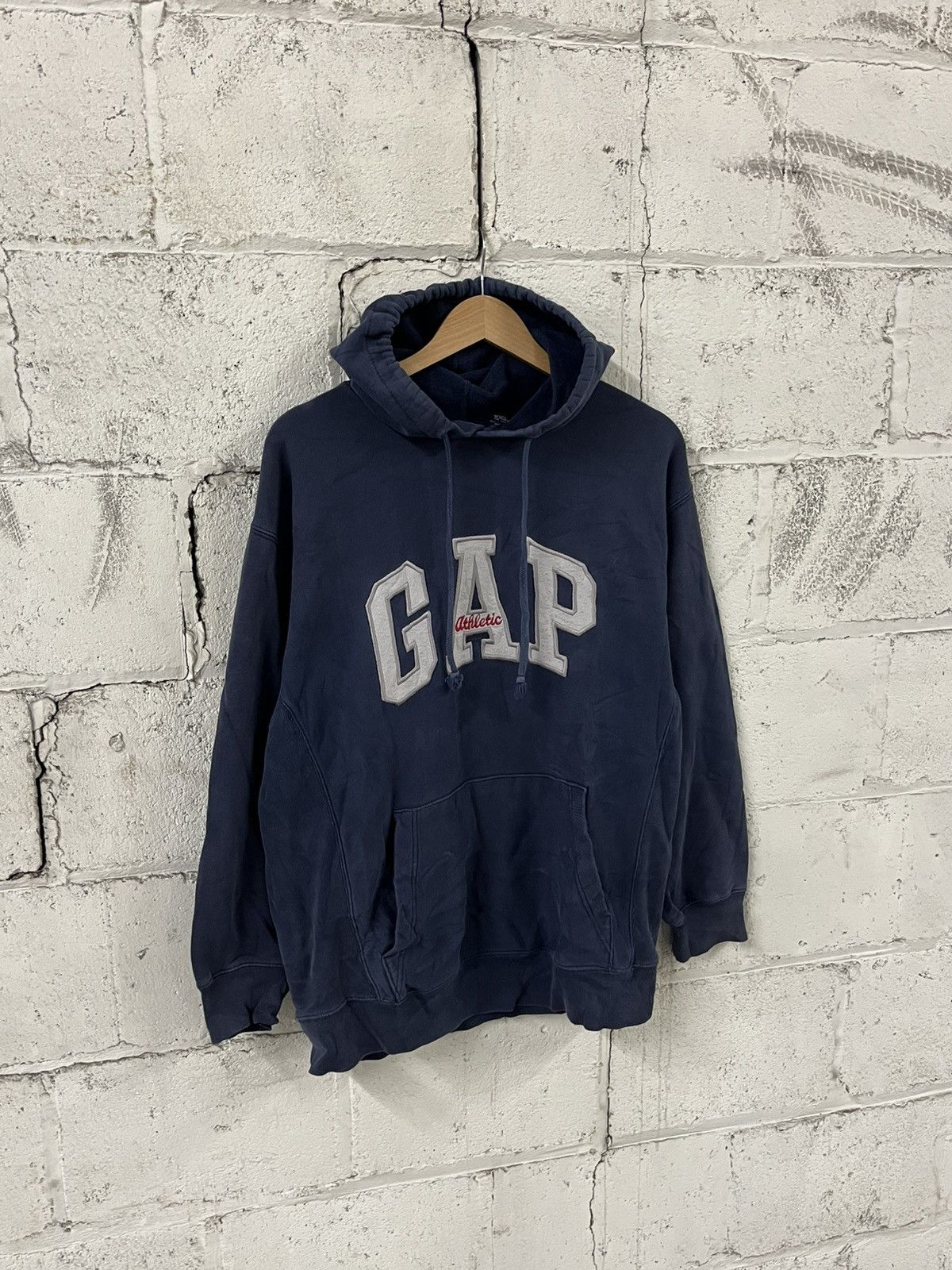 Gap Vintage gap spell out hoodie faded navy streetwear y2k Size US S / EU 44-46 / 1 - 3 Thumbnail
