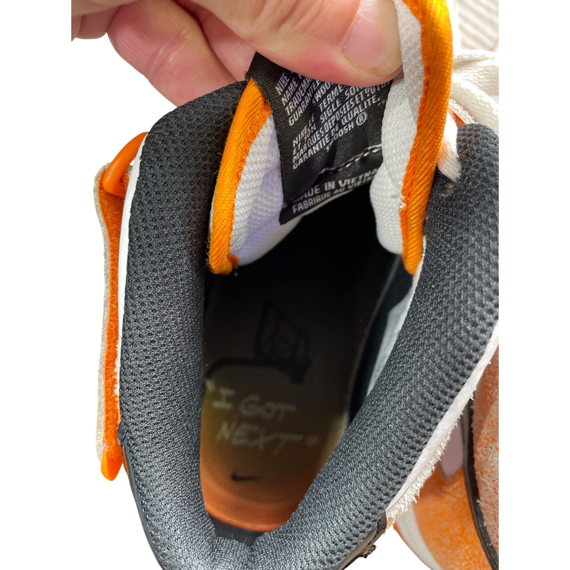 Nike Nike Air Force 1 Mid "I Got Next" Mens white orange Sneakers Size US 12 / EU 45 - 13 Thumbnail
