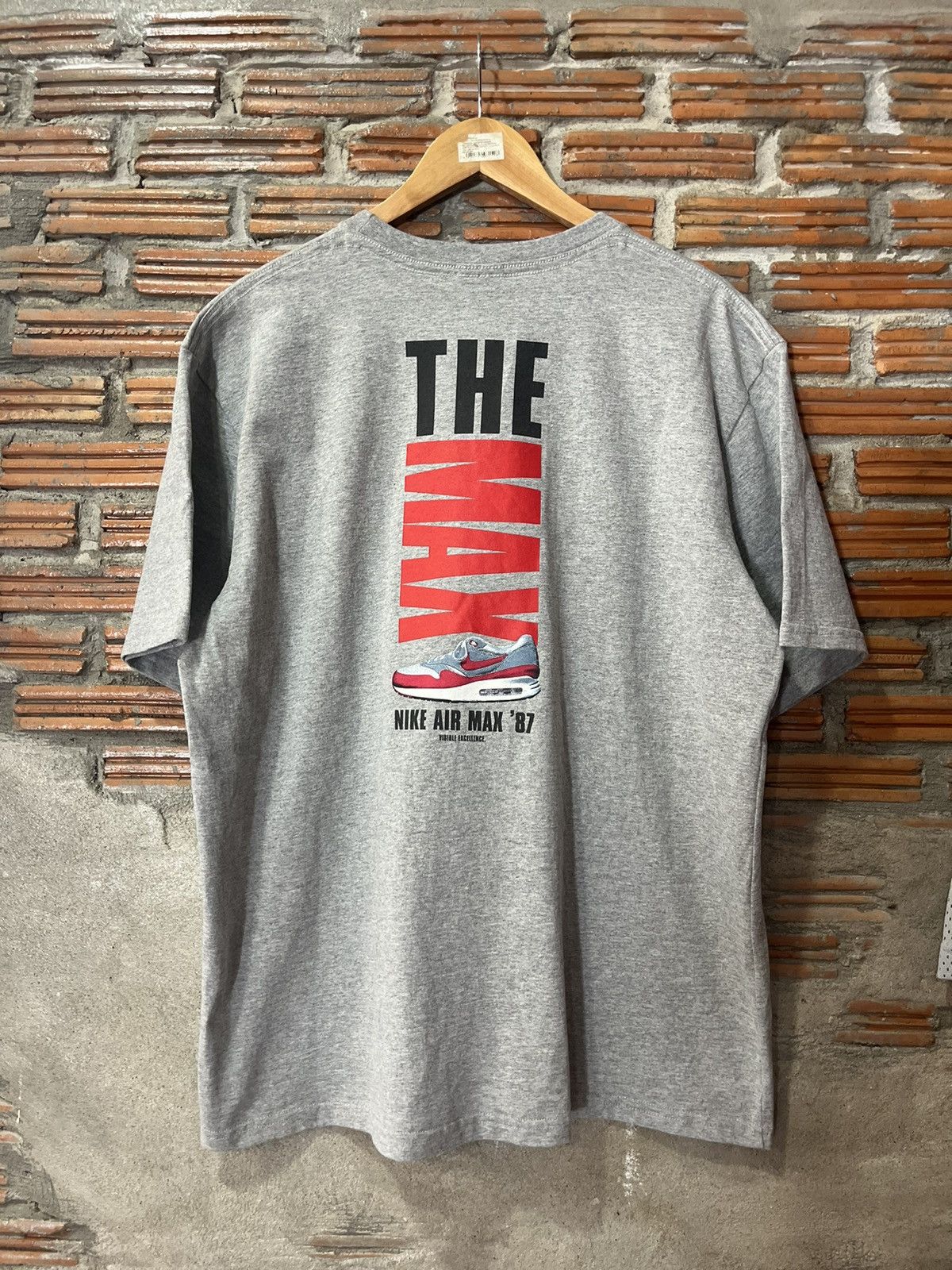 Nike Vintage NIKE AIR MAX ‘87 ( re collection ) 00’s Tshirt Size US L / EU 52-54 / 3 - 3 Thumbnail