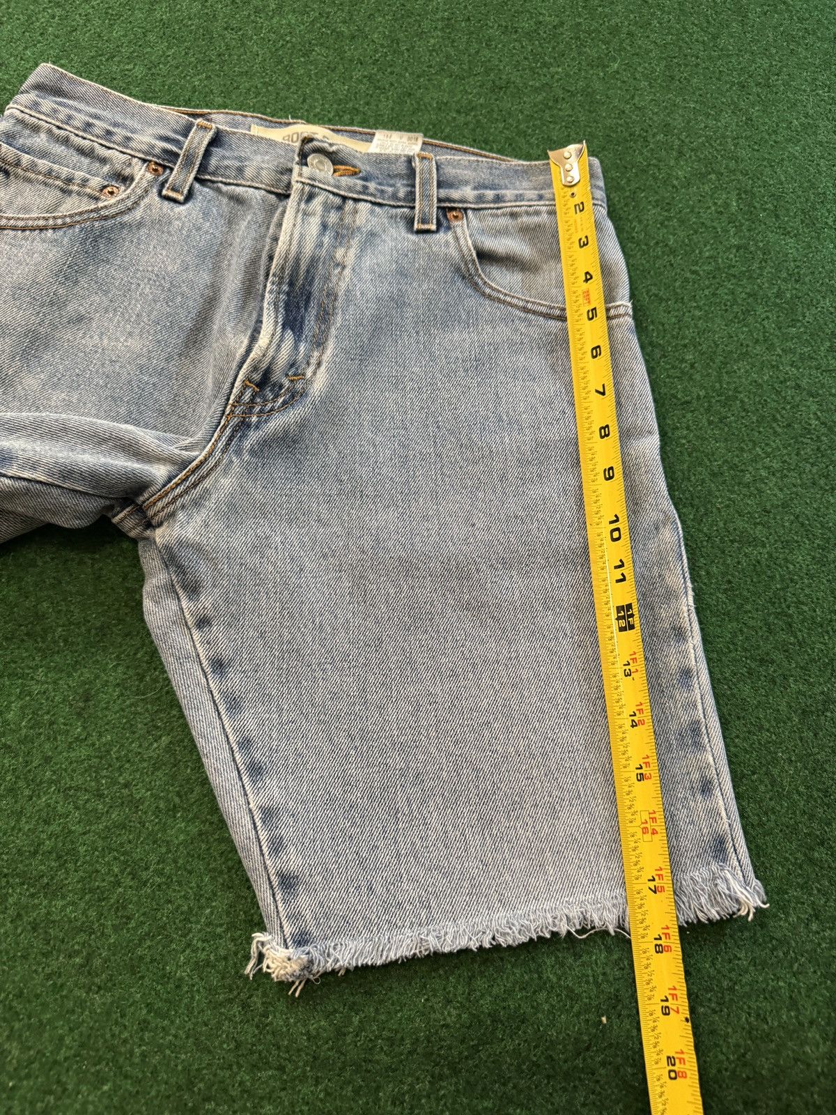 Levi's Vintage Clothing Vintage Y2K Levi’s 517 Cutoff Jorts Grunge PunK Denim Shorts Size US 30 / EU 46 - 9 Thumbnail