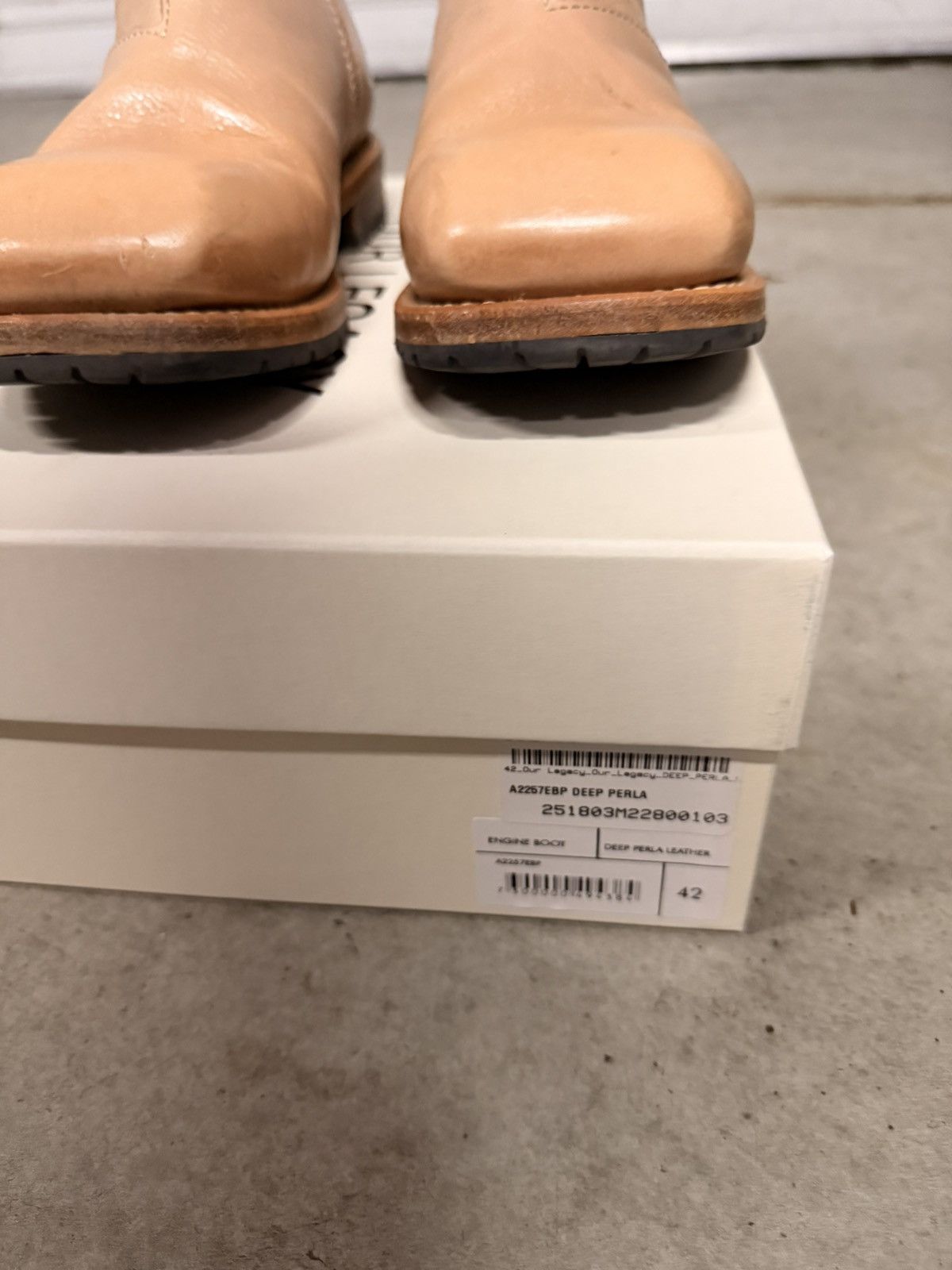 Our Legacy Our Legacy Beige Engine Boot Size US 9 / EU 42 - 8 Thumbnail