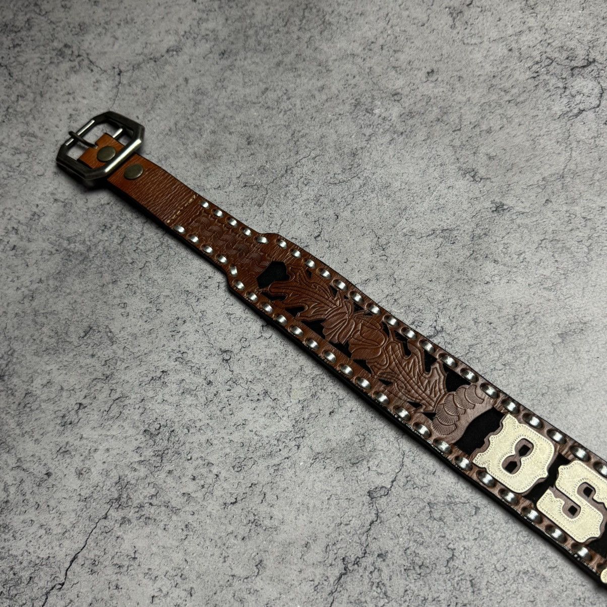 Dsquared2 NEW Rare DSQUARED2 Vintage Leather Belt Size ONE SIZE - 11 Thumbnail