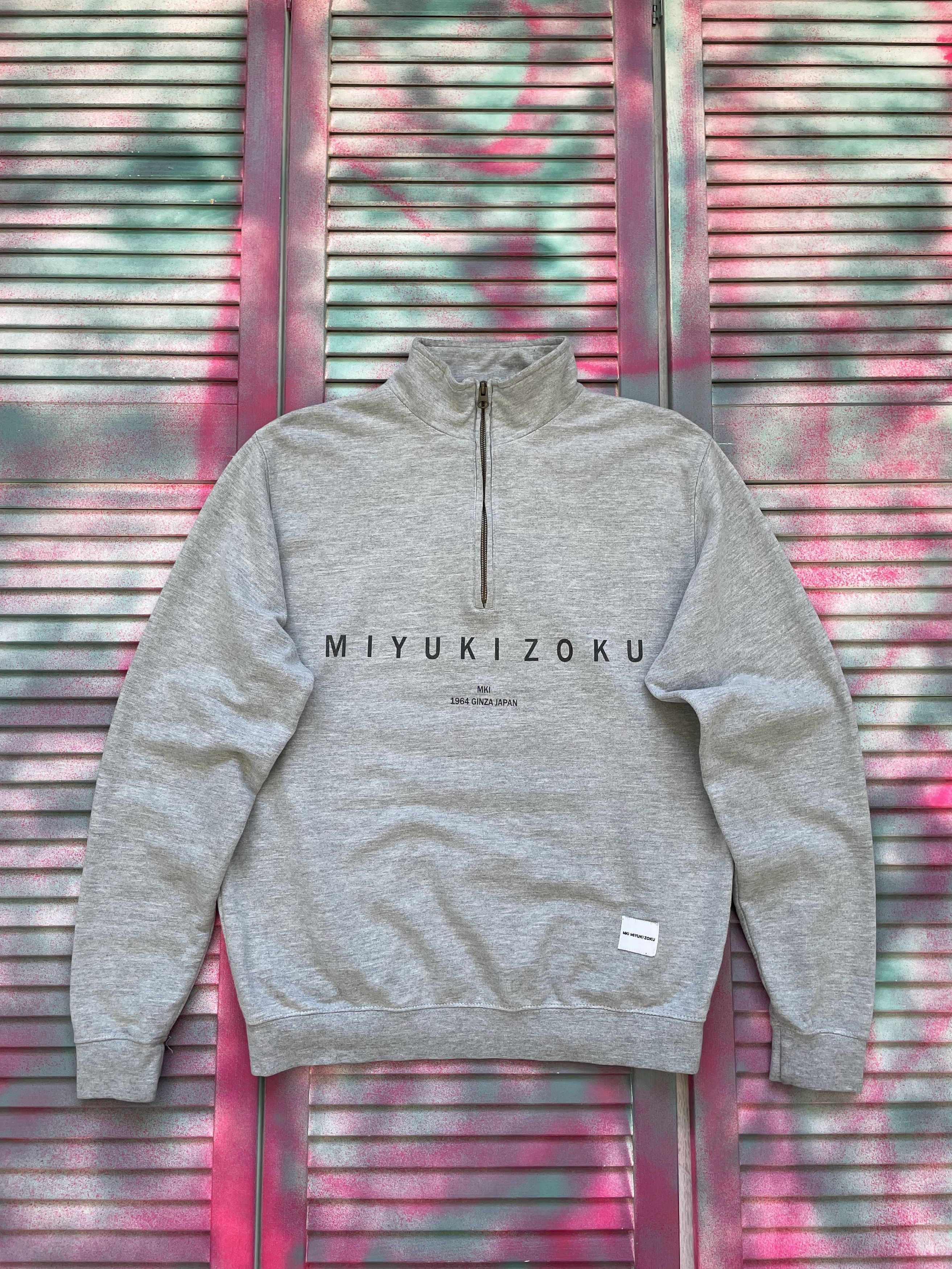 Japanese Brand MKI Miyuki Zoku Sweatshirt Center Logo Y2K Style Size US M / EU 48-50 / 2 - 1 Thumbnail