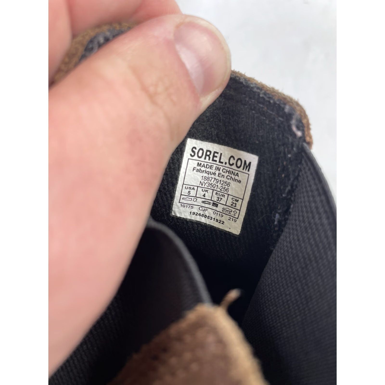 SOREL Sorel Ainsley Chelsea WP Boots Chelsea Waterproof Leather Ankle Boots Women’s Size 5 Brown High-Quality Comfort Cushioned Size US 4 / IT 34 - 3 Thumbnail