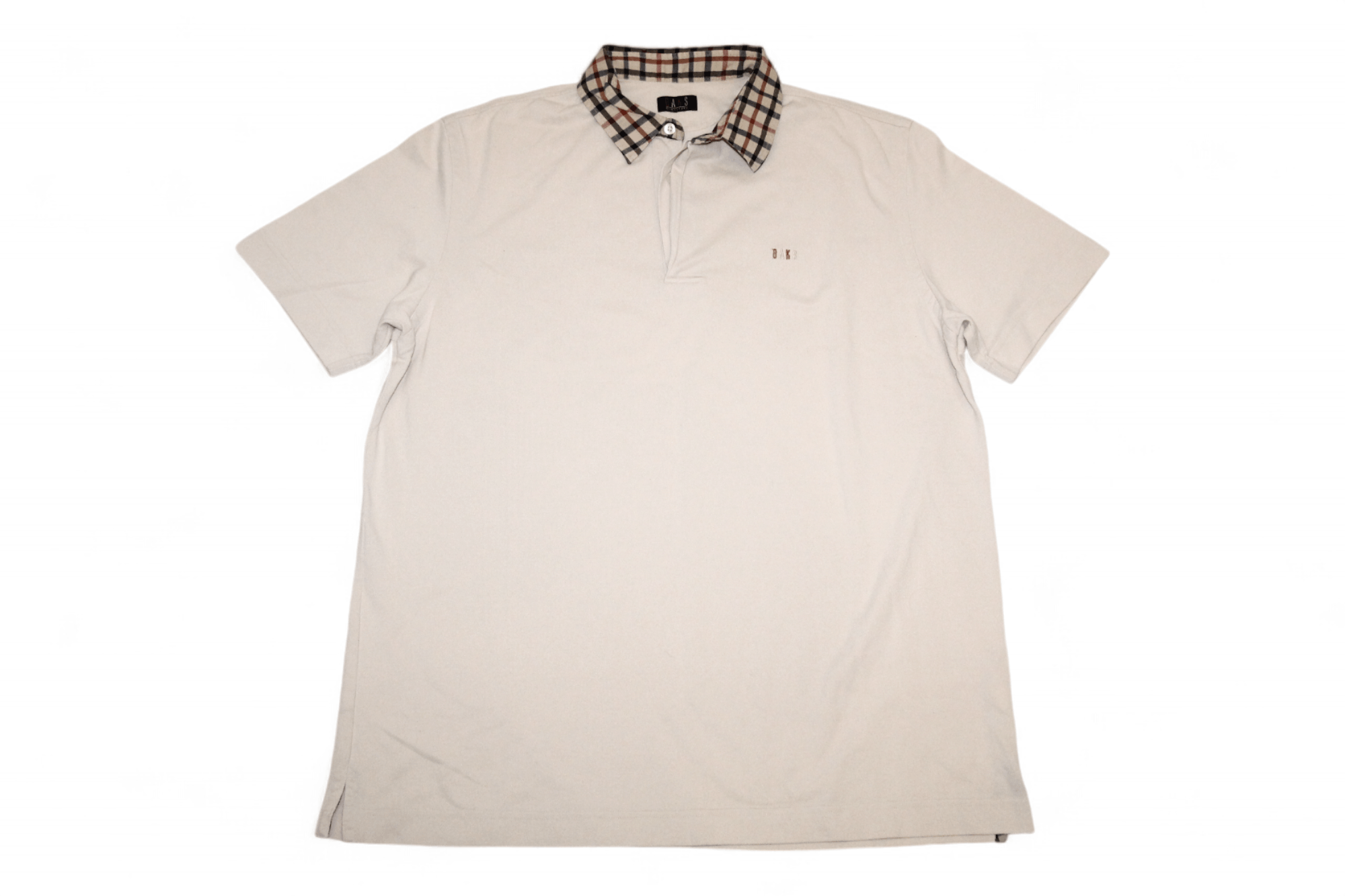 DAKS Daks Signature checker collar mercerized baggy polo shirt Size US XL / EU 56 / 4 - 1 Thumbnail