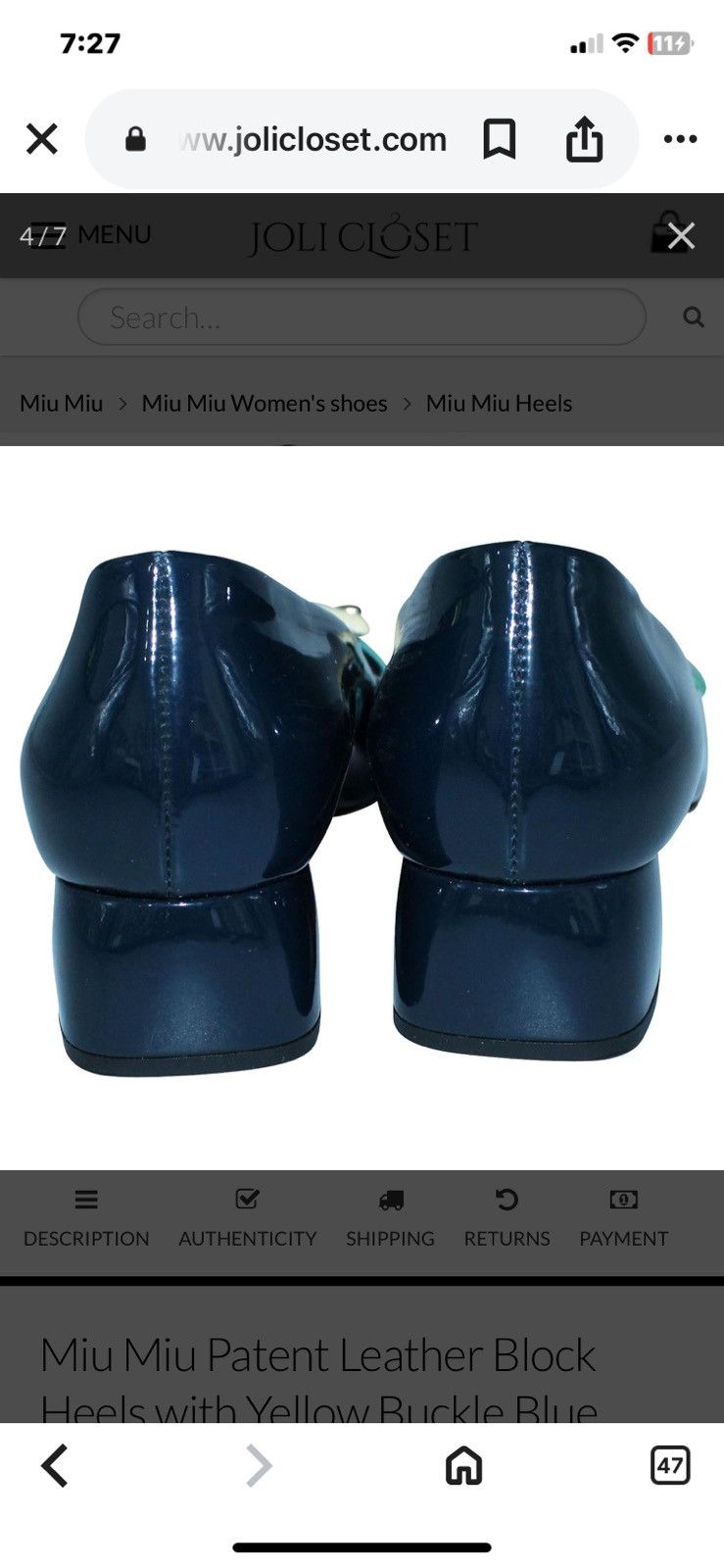 Miu Miu Miu Miu Patent Leather Block Heels Size US 6.5 / IT 36.5 - 5 Thumbnail