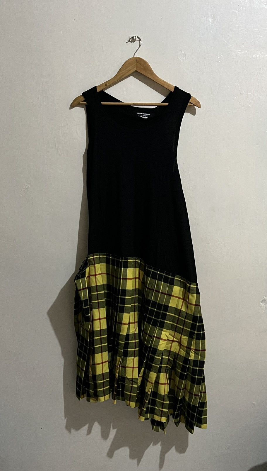 Comme des Garcons Junya Watanabe x CDG Black Plaid Dress Size XS / US 0-2 / IT 36-38 - 1 Thumbnail