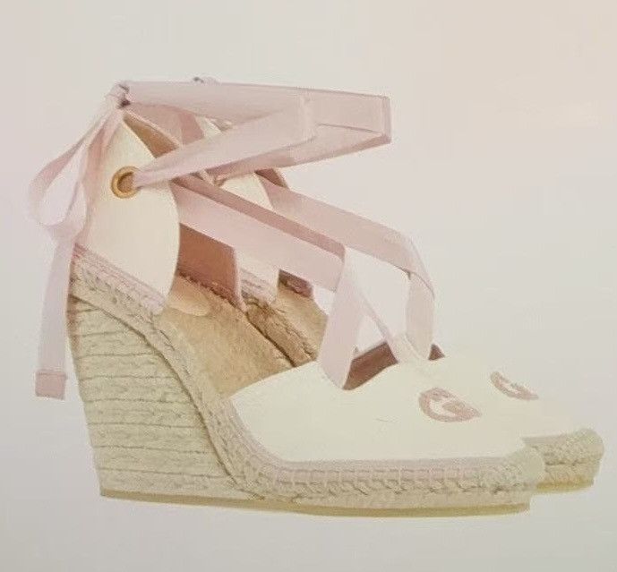 Gucci Gucci Espadrille with Ribbon Tie size 39.5 Size US 9.5 / IT 39.5 - 2 Thumbnail