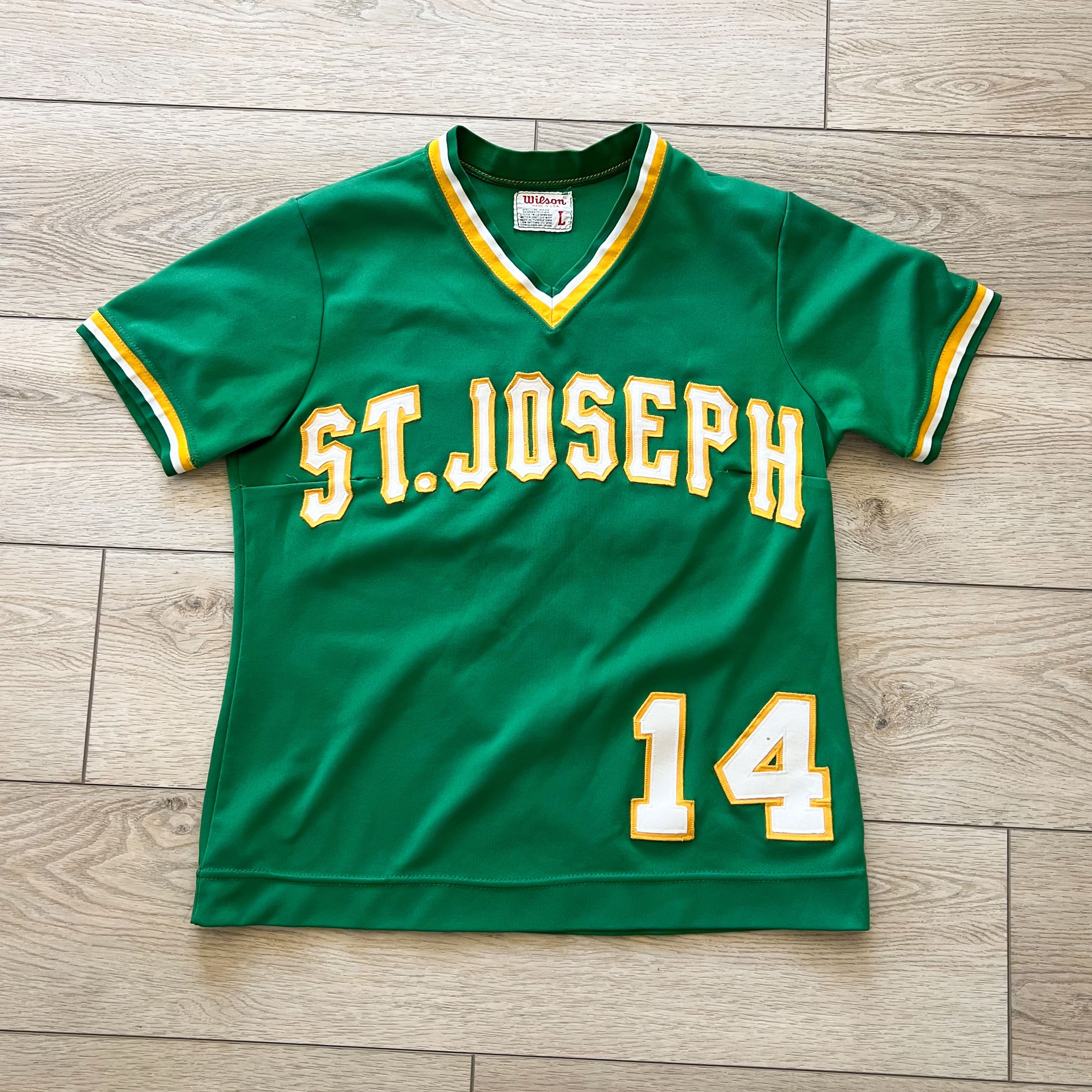 Vintage True Vintage 70's St Joseph School Jersey Shirt Made In USA Size US M / EU 48-50 / 2 - 2 Thumbnail
