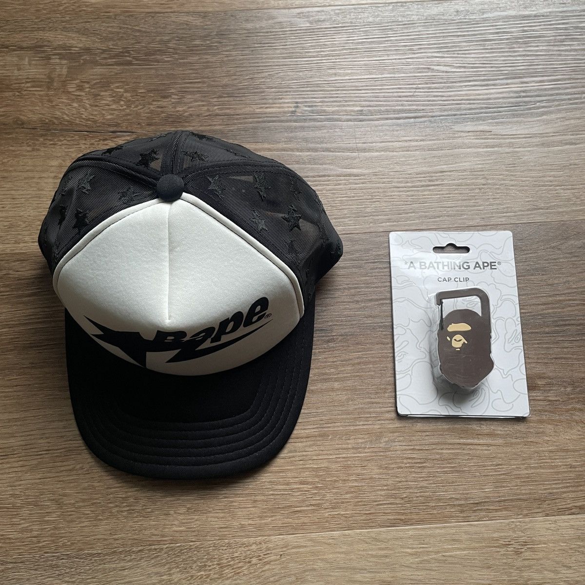 Bape Bape Bapesta Mesh Star Hat / Cap Size ONE SIZE - 4 Thumbnail