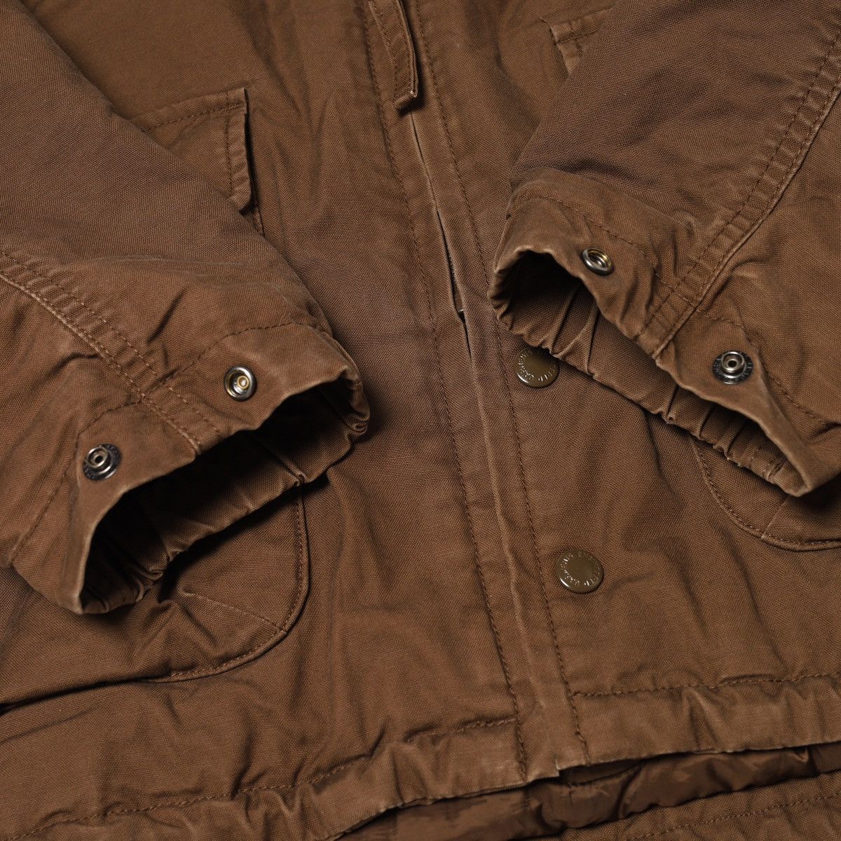 Engineered Garments × Uniqlo Uniqlo Engineered Garments Multi pocket Parka Jacket Brown Size US S / EU 44-46 / 1 - 8 Thumbnail