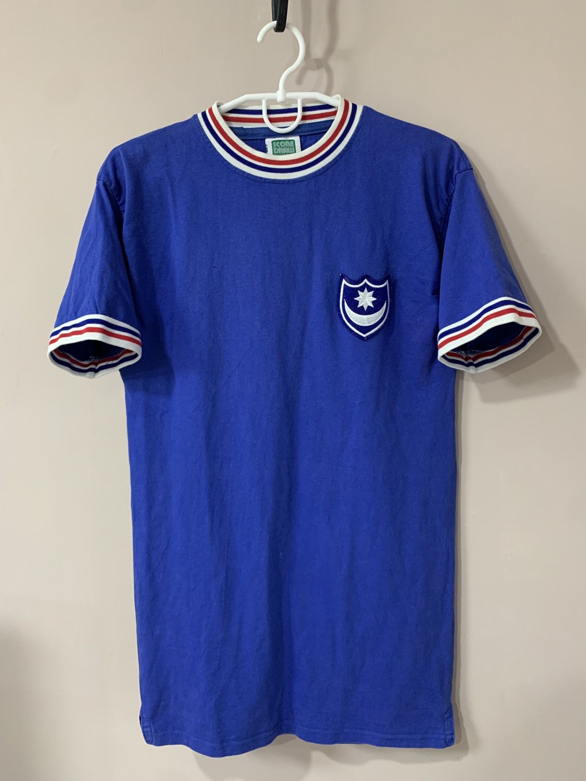 Vintage Portsmouth Home Football Shirt Retro Score Draw Soccer Size US M / EU 48-50 / 2 - 1 Thumbnail