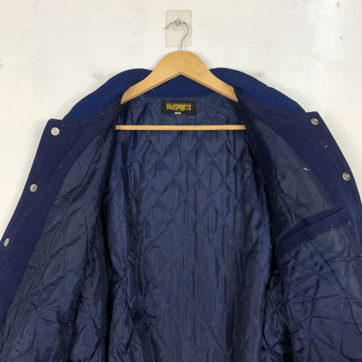 Other × Vintage Vansport Varsity Rares Wool Leather Jacket Size US M / EU 48-50 / 2 - 12 Thumbnail