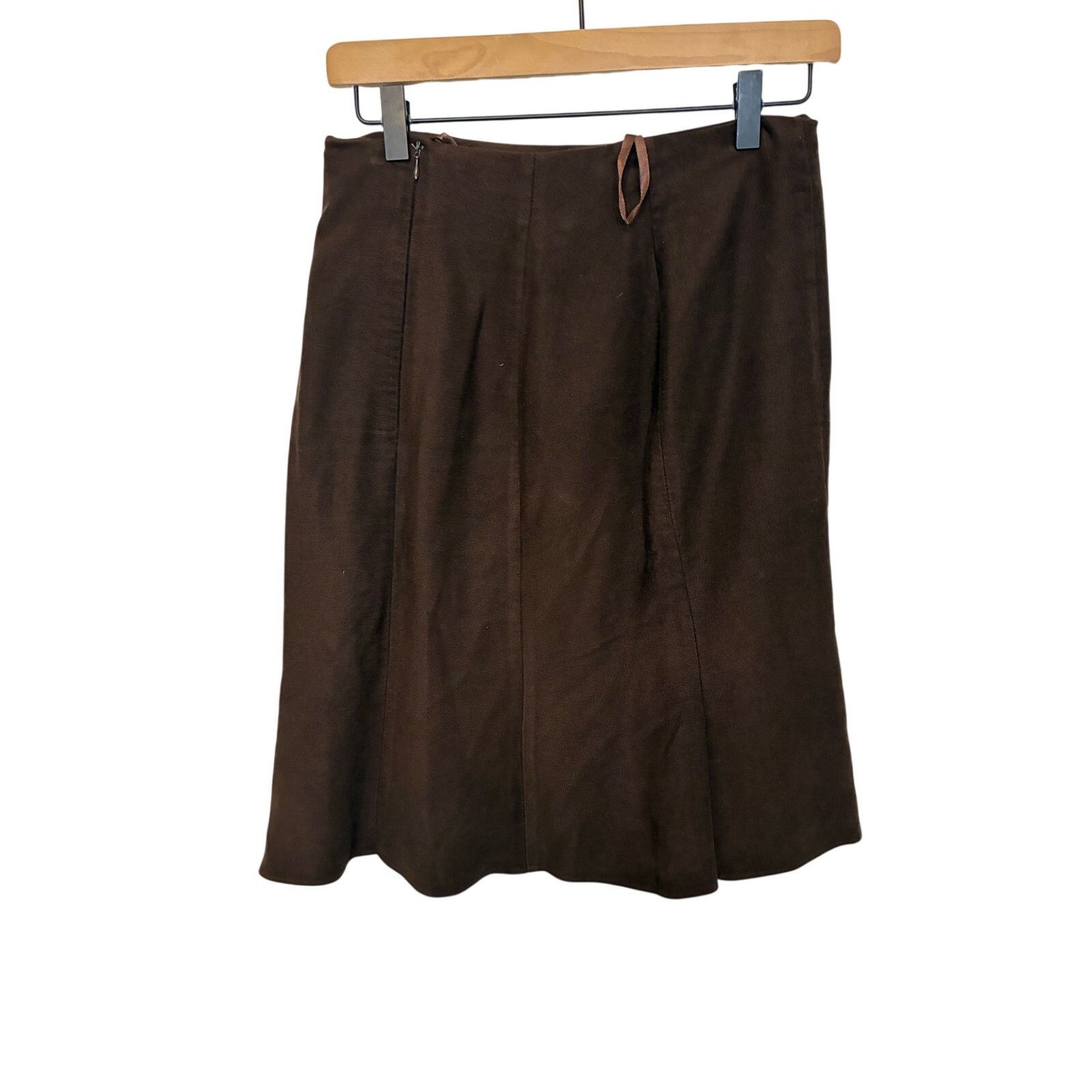 Other Artz Model SZ 38 Chocolate Espresso Brown Modern Pleated Size 28" / US 6 / IT 42 - 3 Thumbnail