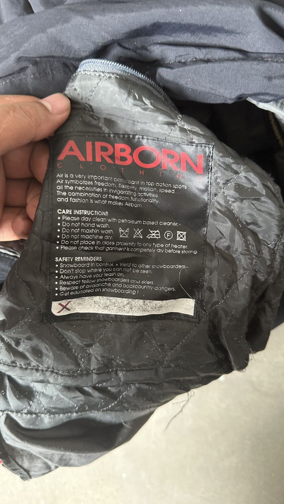 Other VINTAGE AIRBORN CLOTHING SNOWBOARD JACKET WINDBREAKER Size US M / EU 48-50 / 2 - 12 Thumbnail