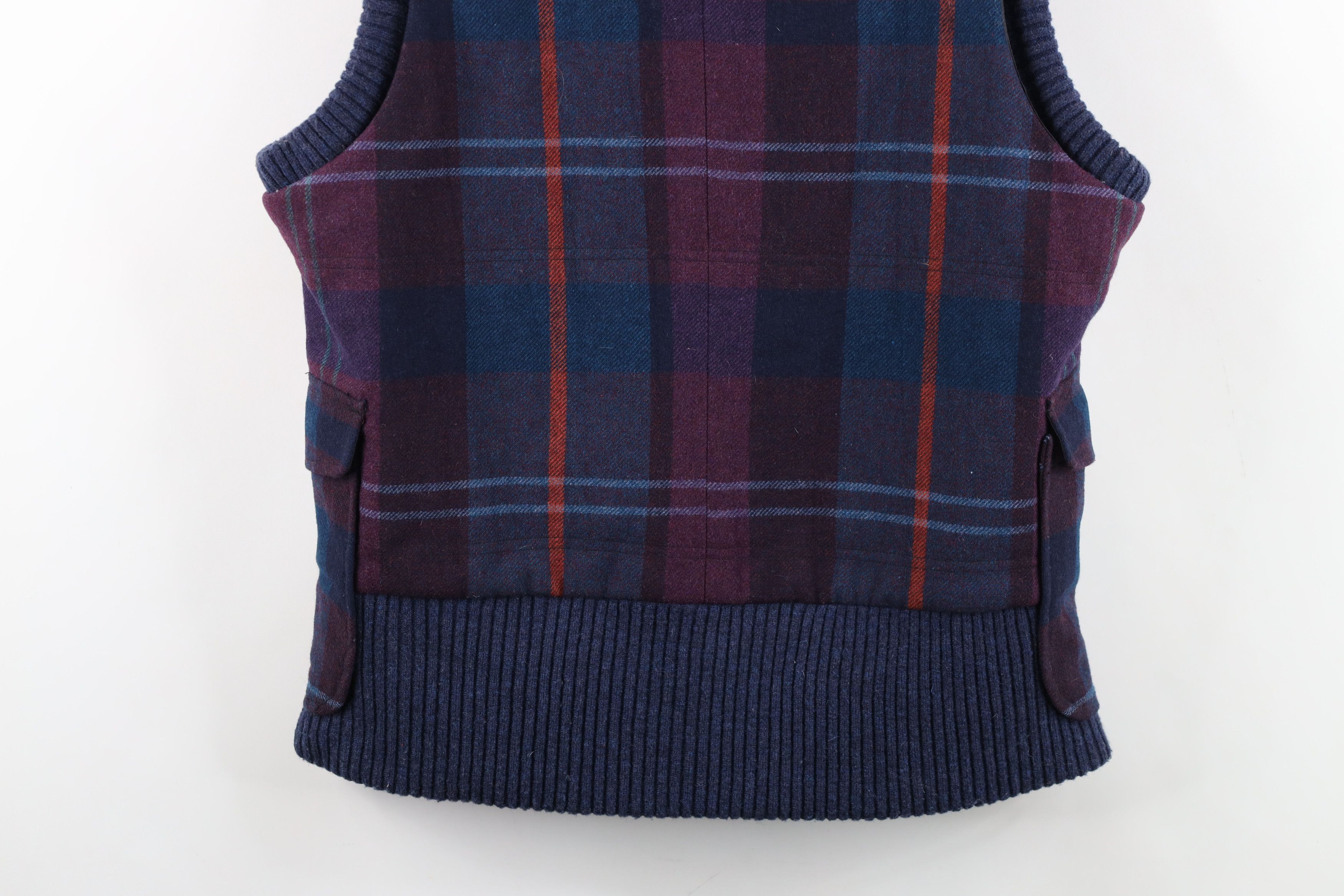 Woolrich Woolen Mills Vintage Woolrich Faded Wool Puffer Vest Jacket Rainbow Plaid Size M / US 6-8 / IT 42-44 - 11 Thumbnail