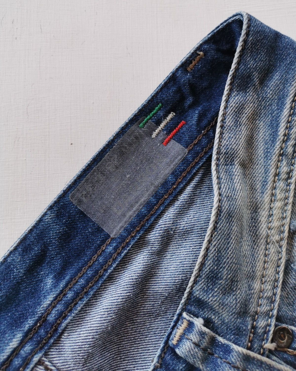 Diesel Black Gold Blue Eyecons Diesel Distressed Skinny Jeans Size US 30 / EU 46 - 11 Thumbnail